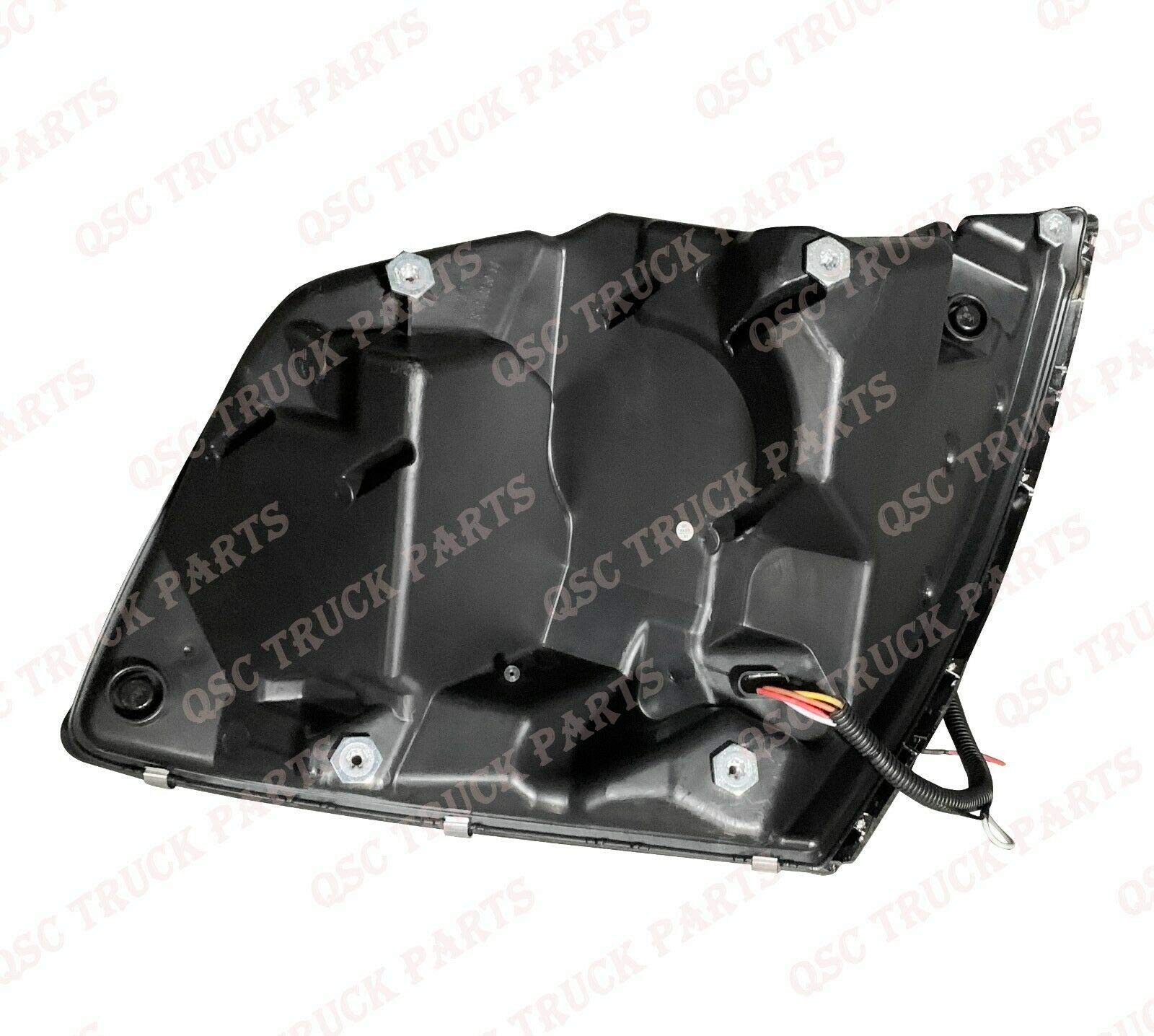 QSC Truck Parts Full LED Performance Headlights Pair Sequential Turn Signals Compatible with Volvo VNL 04-17