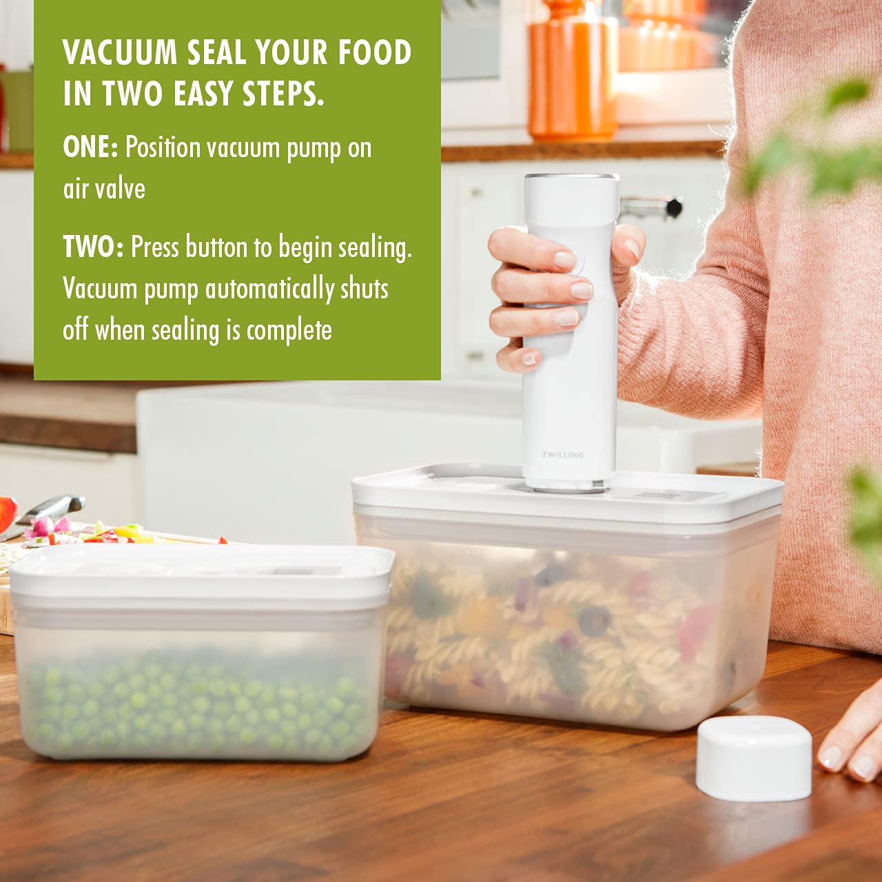 ZWILLING Fresh & Save 3-pc Plastic Food Storage Container, Meal Prep Container, BPA-Free- Assorted Sizes