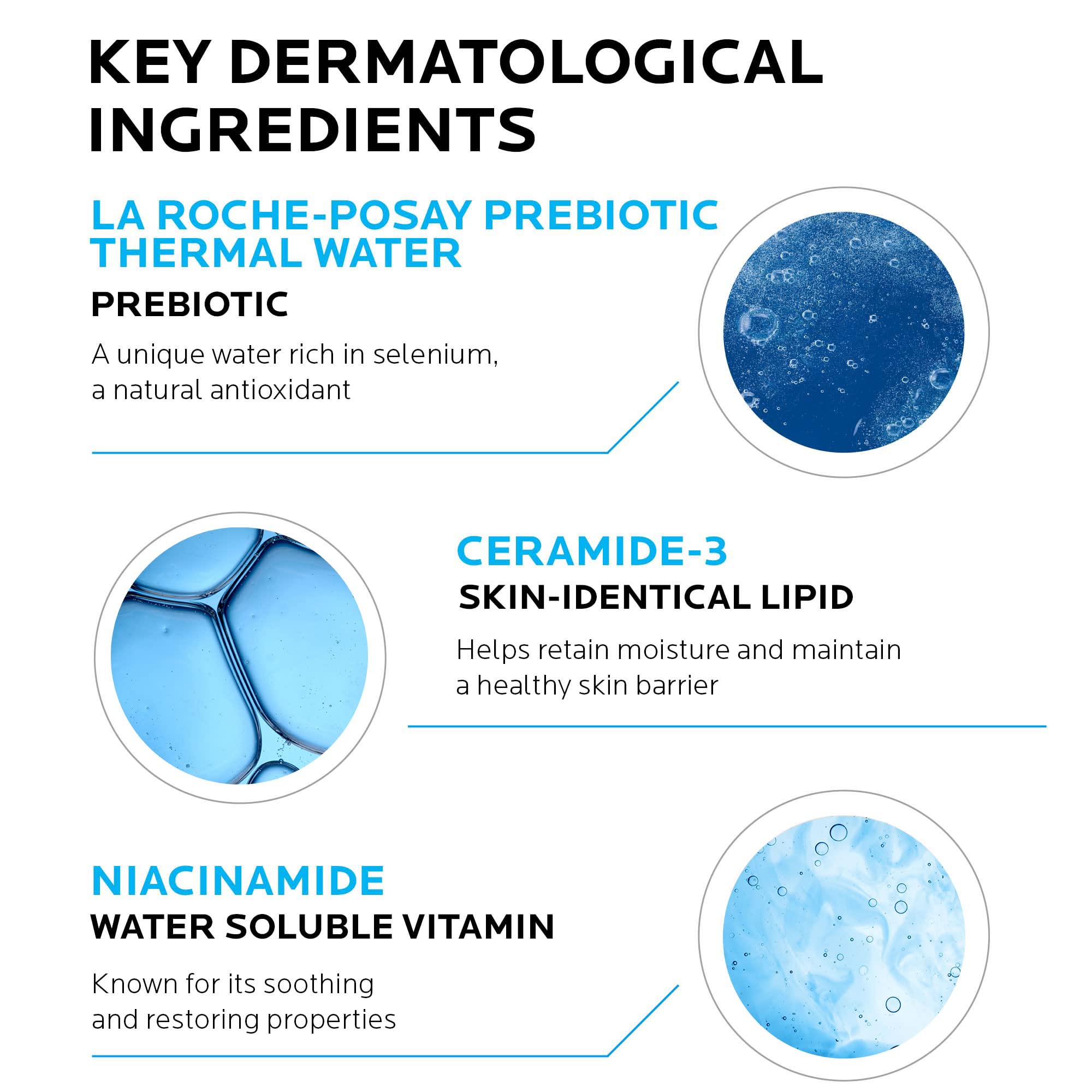 La Roche-Posay Toleraine Skin Care Set, Double Repair Face Moisturizer 100ml & Hydrating Gentle Cleanser 50ml, Oil Free Moisturizer & Face Wash