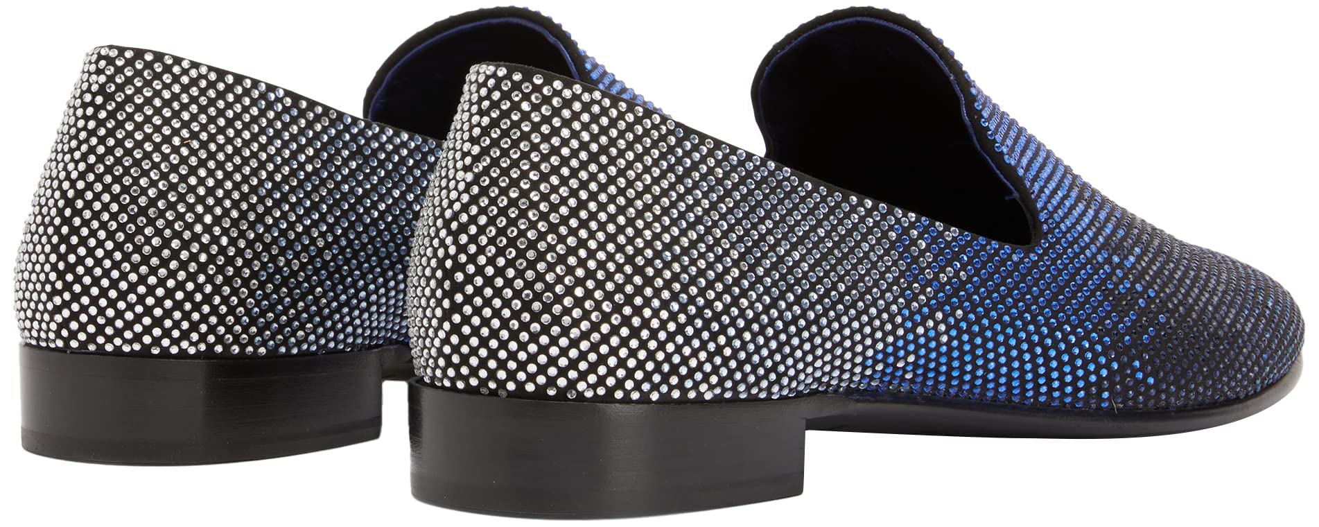 Giuseppe Zanotti, Lewis Sparkle Loafers, 12, Multicolor/Gradient Blue