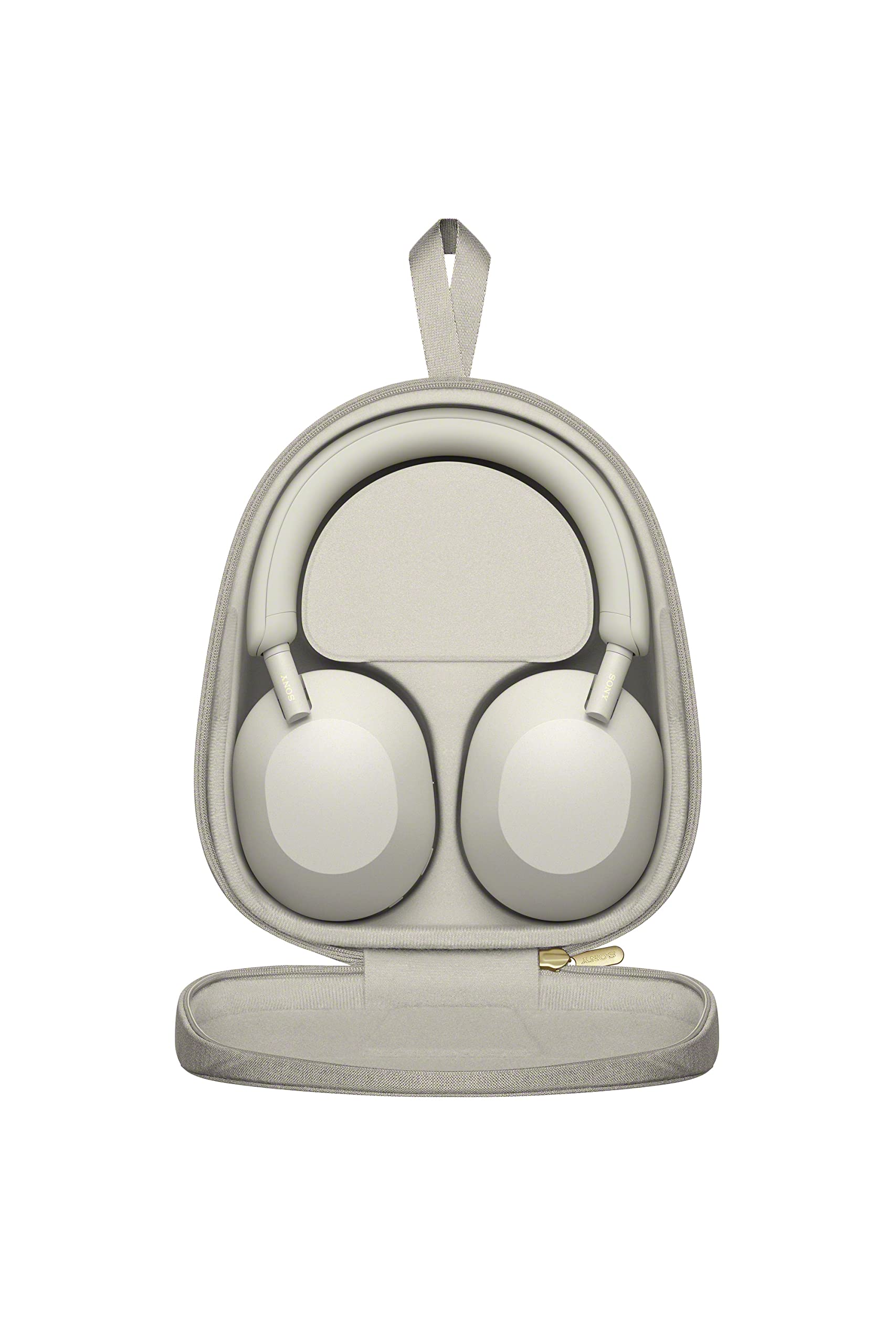 Sony WH-1000XM5 The Best Wireless Noise Canceling Headphones, Made Of Soft Fit Synthetic Leather, Integrated Processor V1, With 4 Beamforming Microphones, Up To 30-Hour Battery Life, Silver