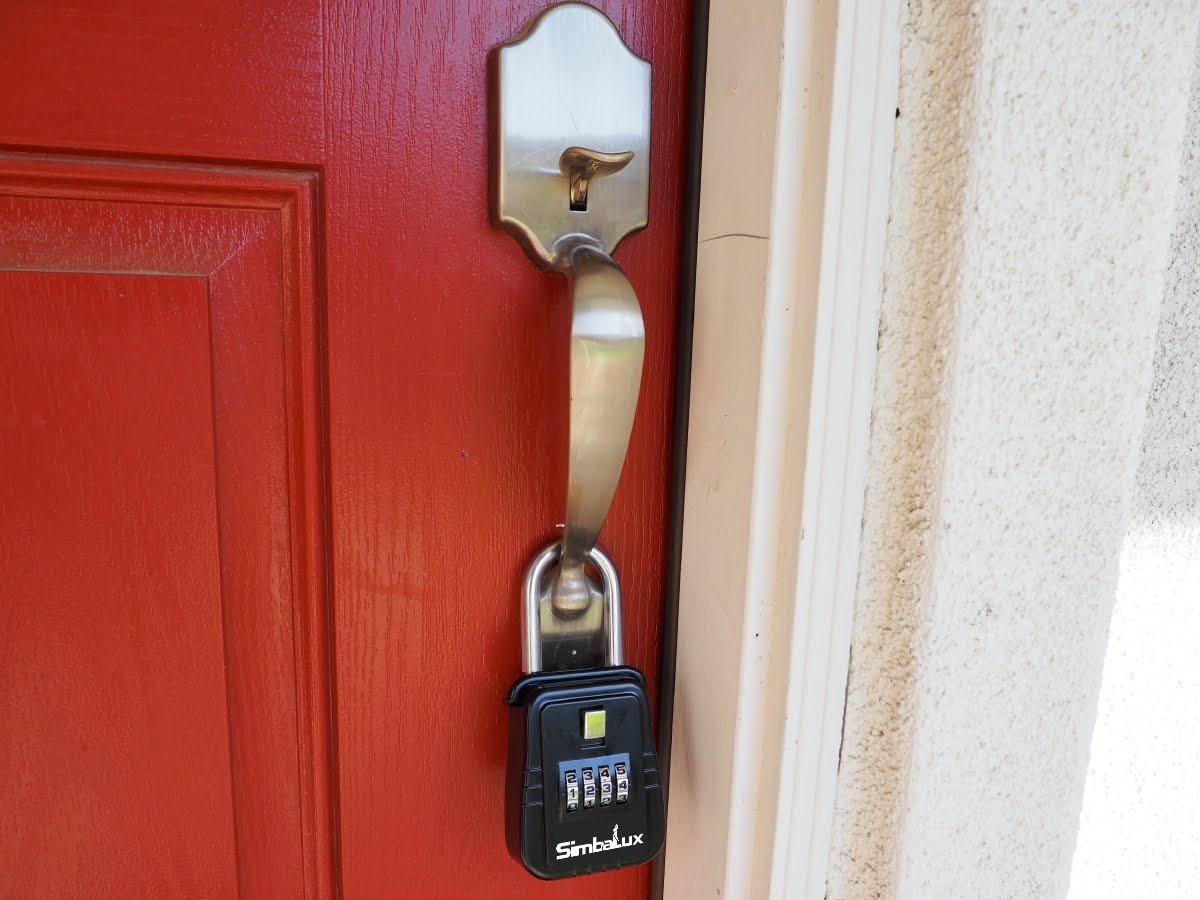 Combo Realtor Lockbox [12 Pack] by SimbaLux Quality 4 Digit Numeric Combination Real Estate Lock Box