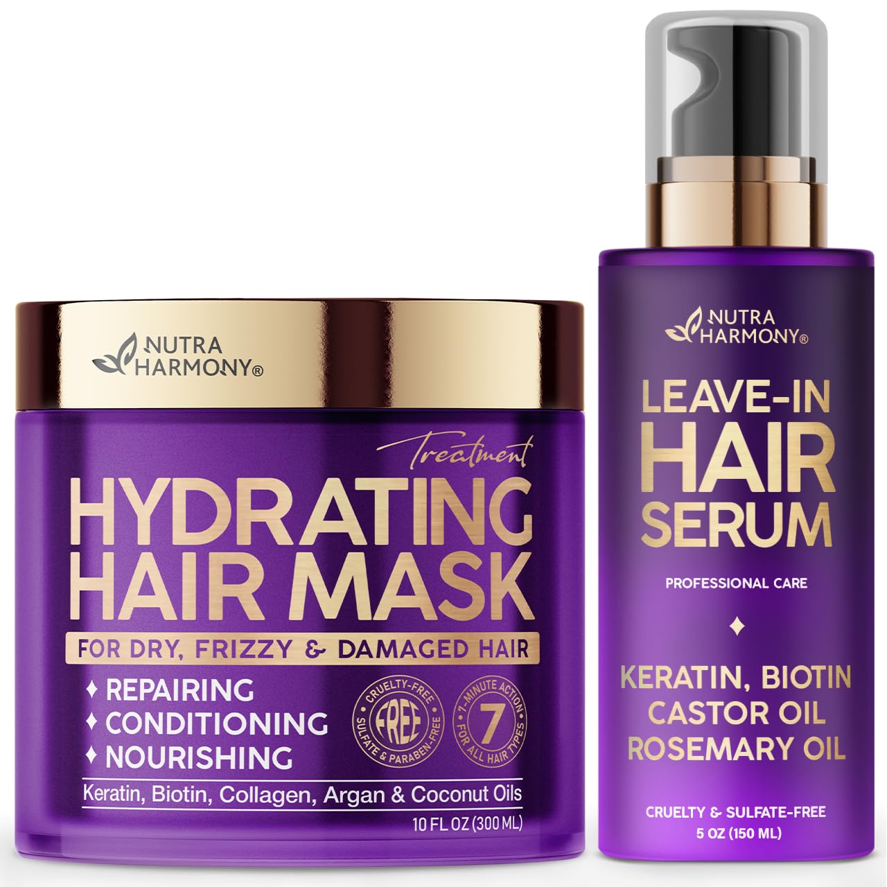 NUTRAHARMONY Hydrating Hair Mask & Serum