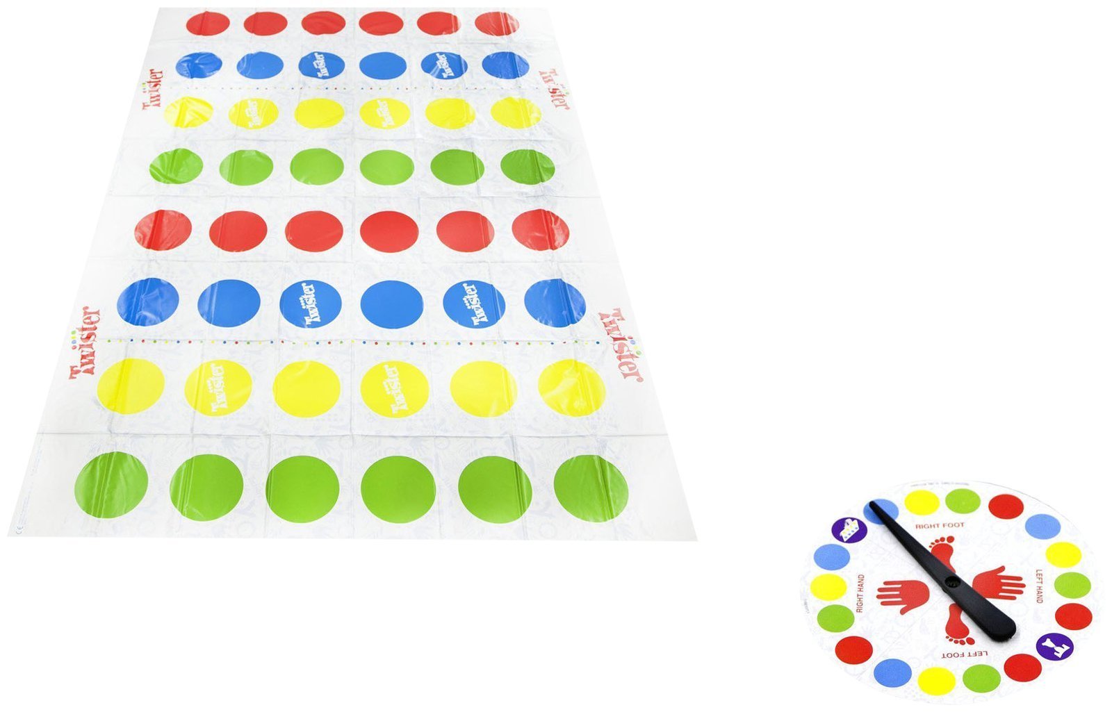 Hasbro Gaming Twister Ultimate: Bigger Mat, More Colored Spots, Family, Kids Party Game Age 6+; Compatible with Alexa (Amazon Exclusive)