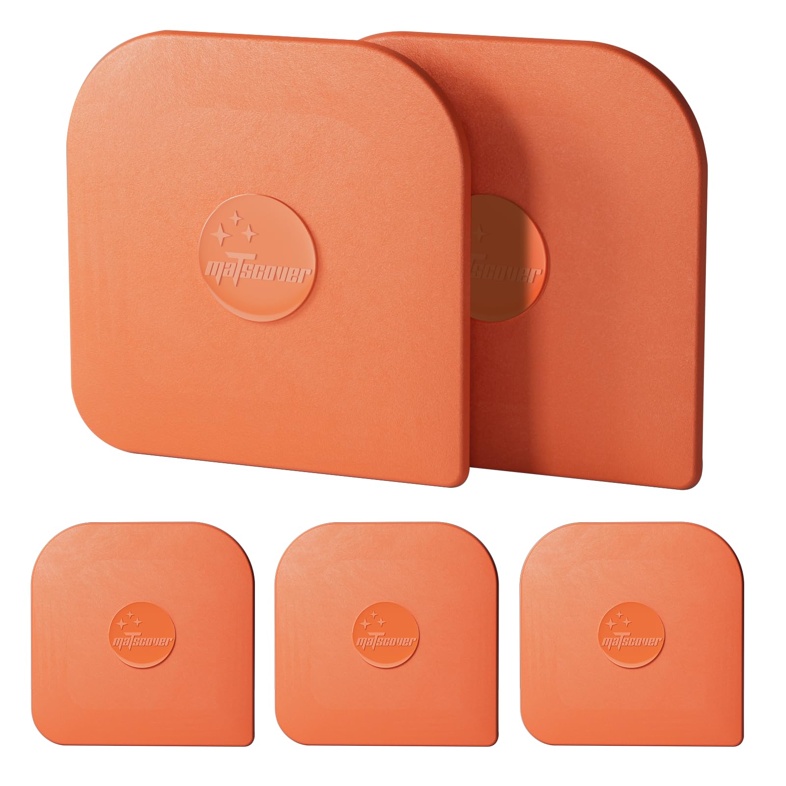 Pan Scraper, 5 Pcs Pot Scraper Plastic, Pot Scraper Non Scratch for Ca