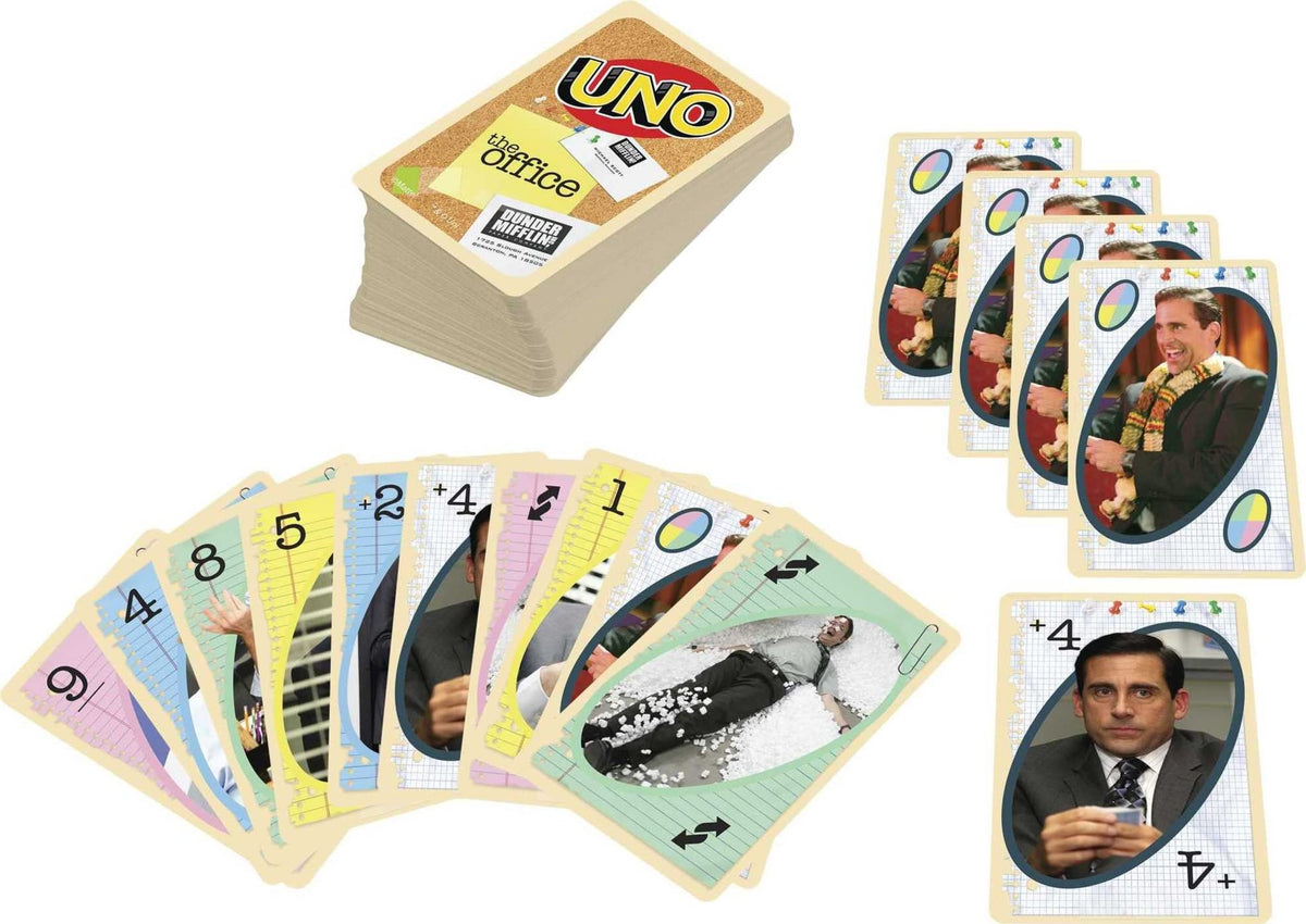 Mattel Games UNO The Office Card Game for Teens, Adults, Families & Pa