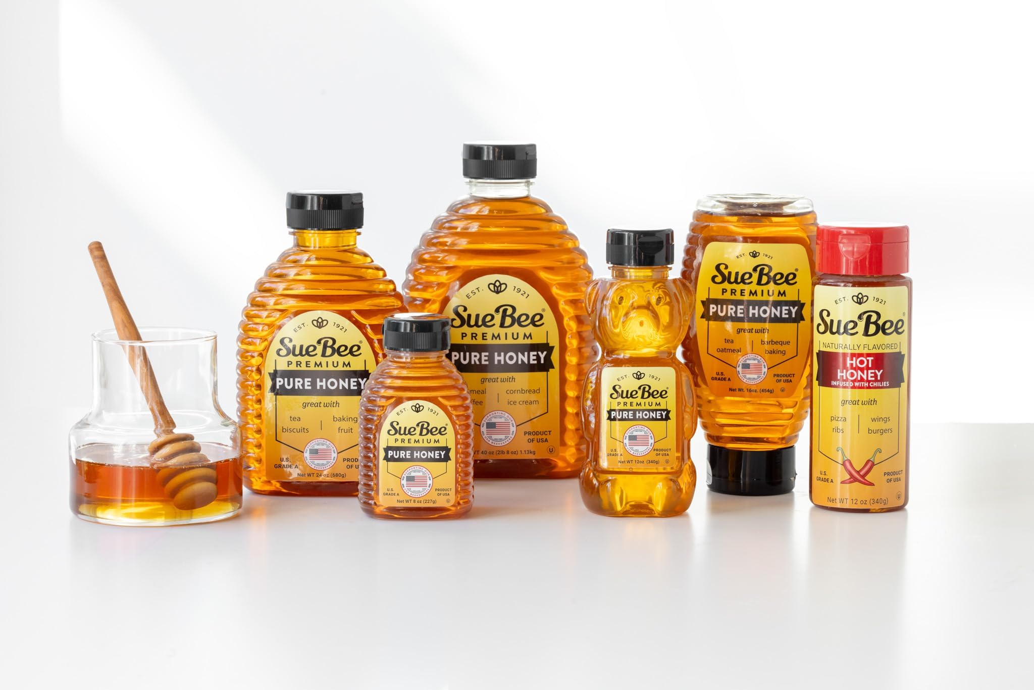 Sue Bee Pure Premium Honey From USA Beekeepers, 40 oz