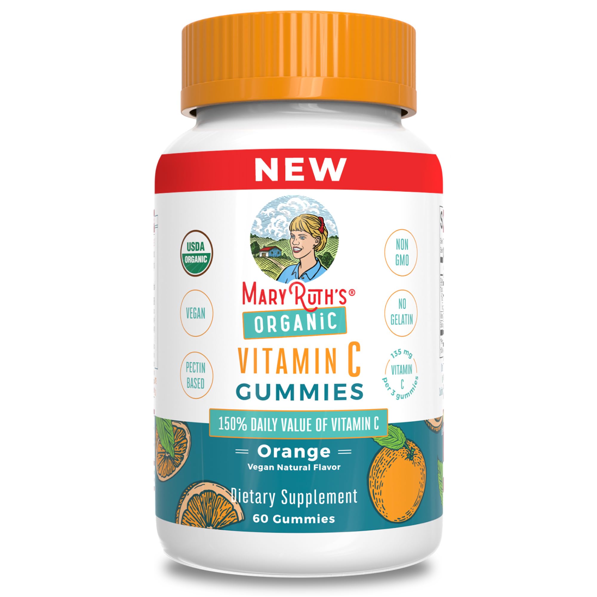 MaryRuth Organics Vitamin C Gummies, 60 CT