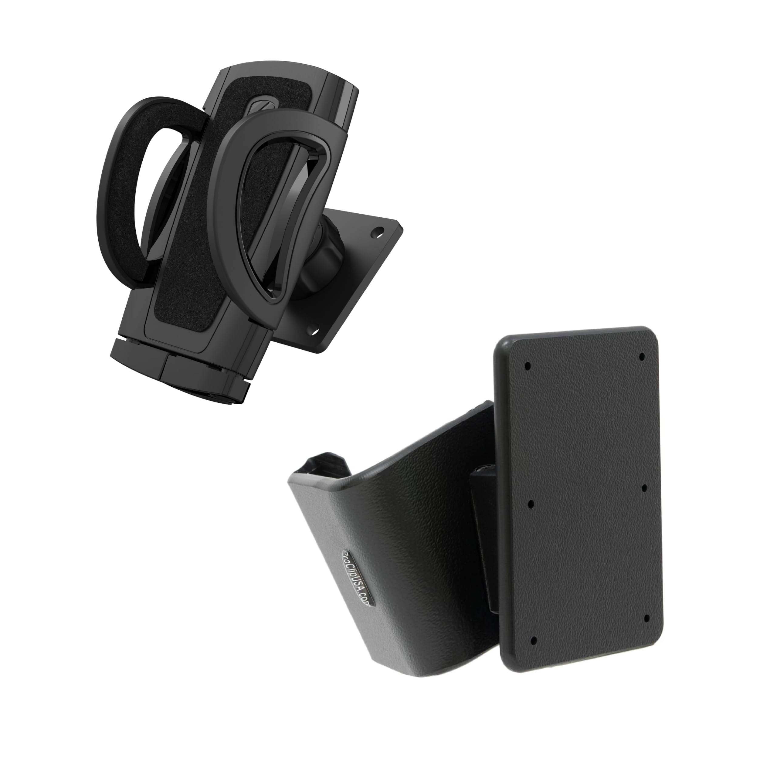 Scosche ProClip Angled Dash Mount Compatible with 2014 to 2019 Chevy Corvette with StuckUp Universal Phone Mount Bundle