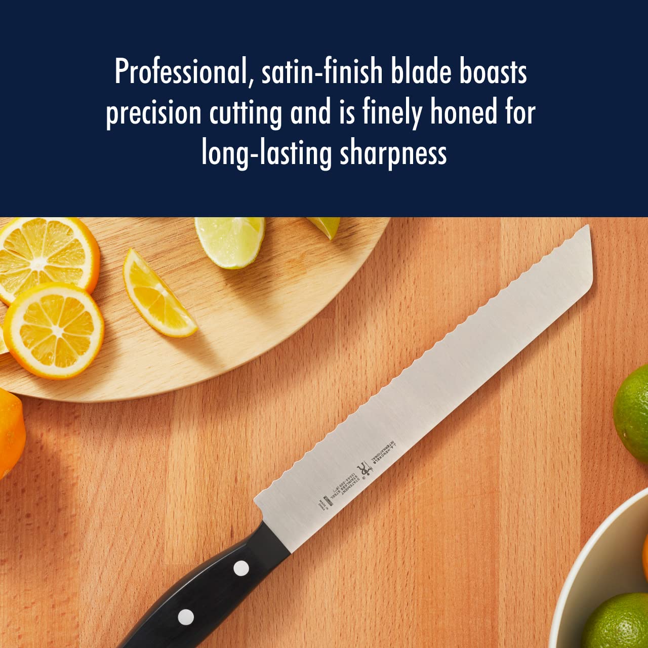 HENCKELS Statement Razor-Sharp 20-Piece White Handle Knife Set, Chef Knife, Bread Knife, German Engineered Knife Informed by over 100 Years of Mastery