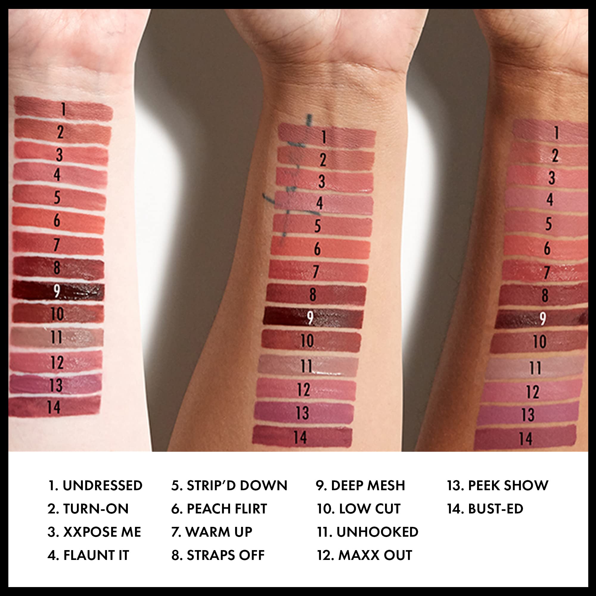 NYX PROFESSIONAL MAKEUP Lip Lingerie XXL Matte Liquid Lipstick - Straps Off (Reddish Brown Nude)