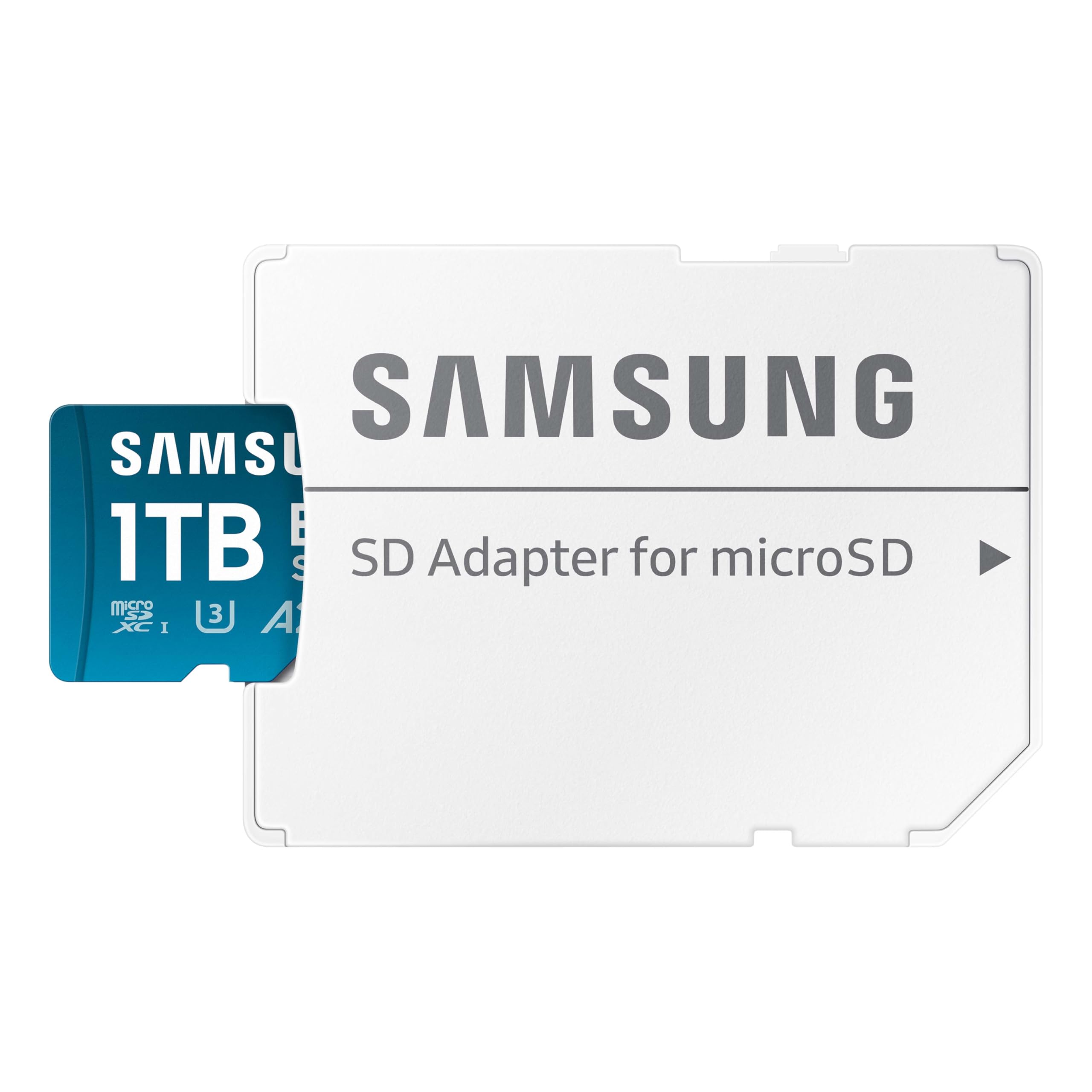 SAMSUNG EVO Select microSDMemory Card + Adapter, 1TB microSDXC, Up-to 160 MB/s, 4K UHD, UHS-I, C10, U3, V30, A2, for Mobile Phone, Smartphones, Nintendo-Switch, and Tablets (MB-ME1T0SA/AM)