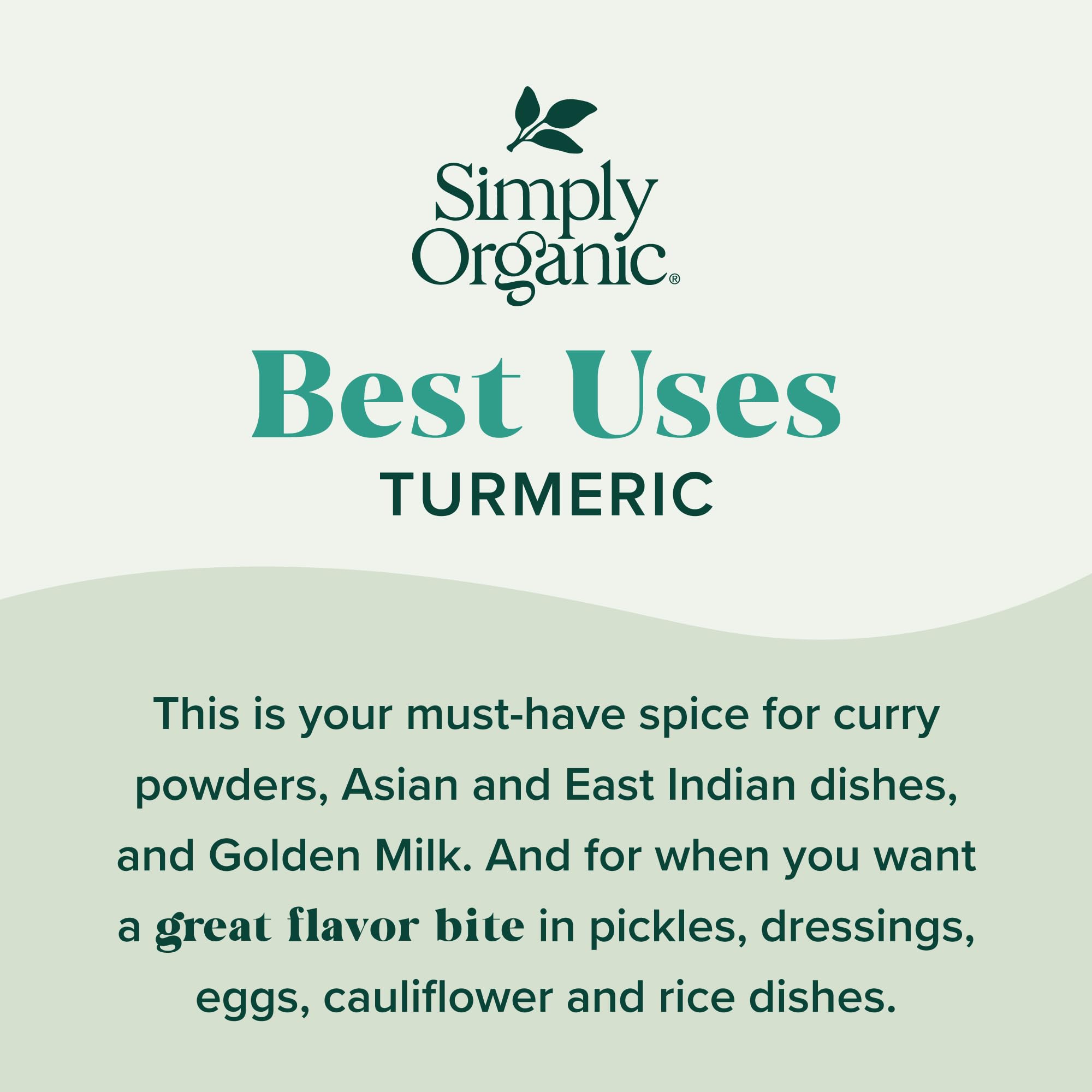 Simply Organic Ground Turmeric Root, Certified Organic | 2.38 oz | Curcuma longa L.