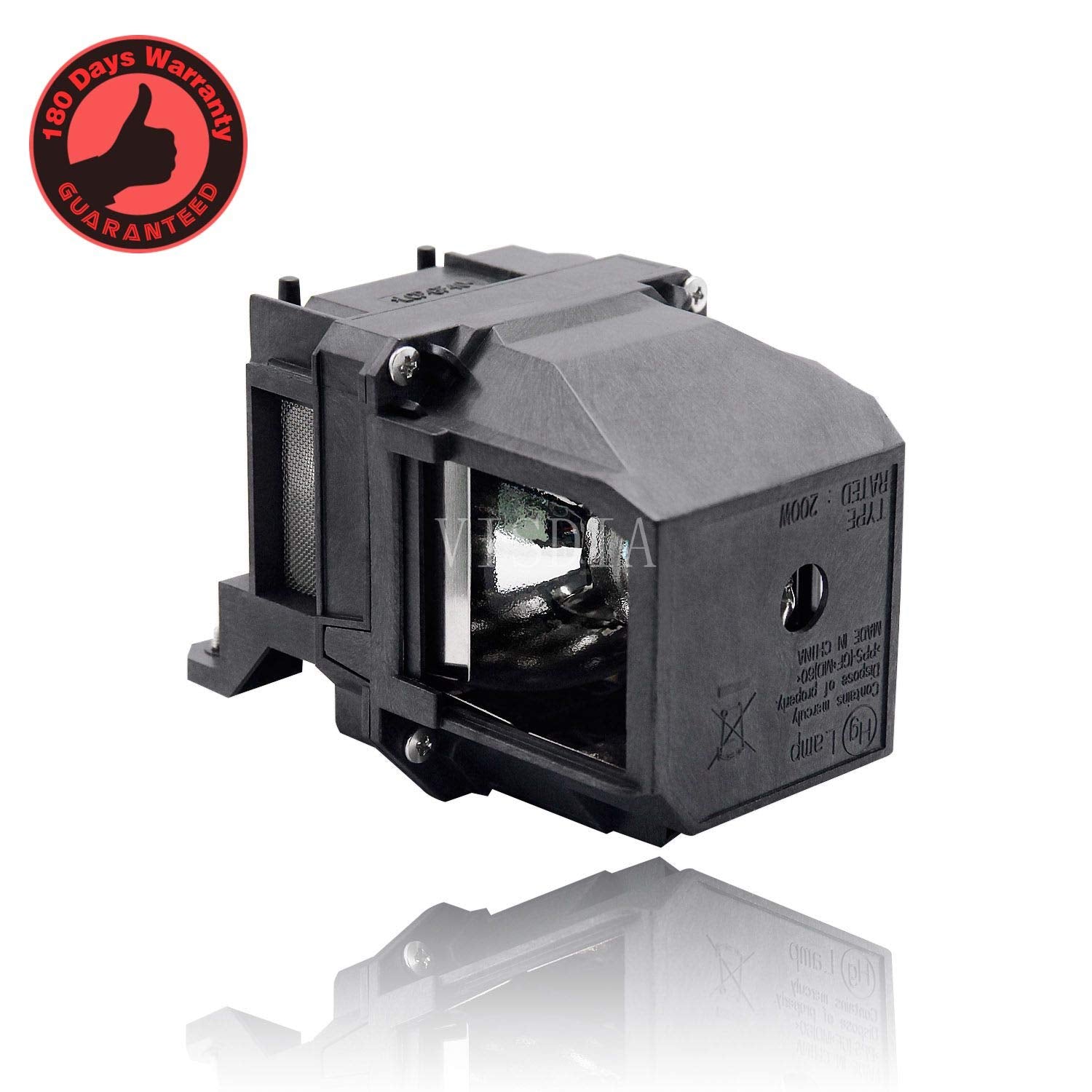 ELP LP88 Replacement Projector Lamp for Elplp88 Epson Powerlite Home Cinema 2040 1040 2045 740HD 640 EX3240 EX7240 EX9200 EX5250 EX5240 VS240 VS345 VS340 97H 98H 99WH 955WH X27 Lamp Bulb Replacement