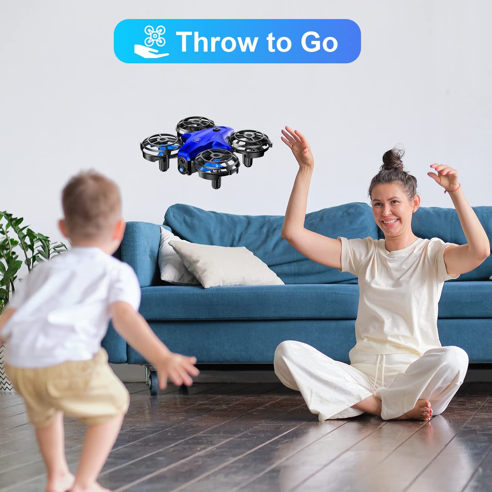 Drones for Kids, ACIXX RC Mini Drone for Kids and Beginners, RC Quadcopter Indoor with Headless Mode, Small Helicopter with 3D Flip, Auto Hovering, Great Birthday Christmas Gift for Boys and Girls