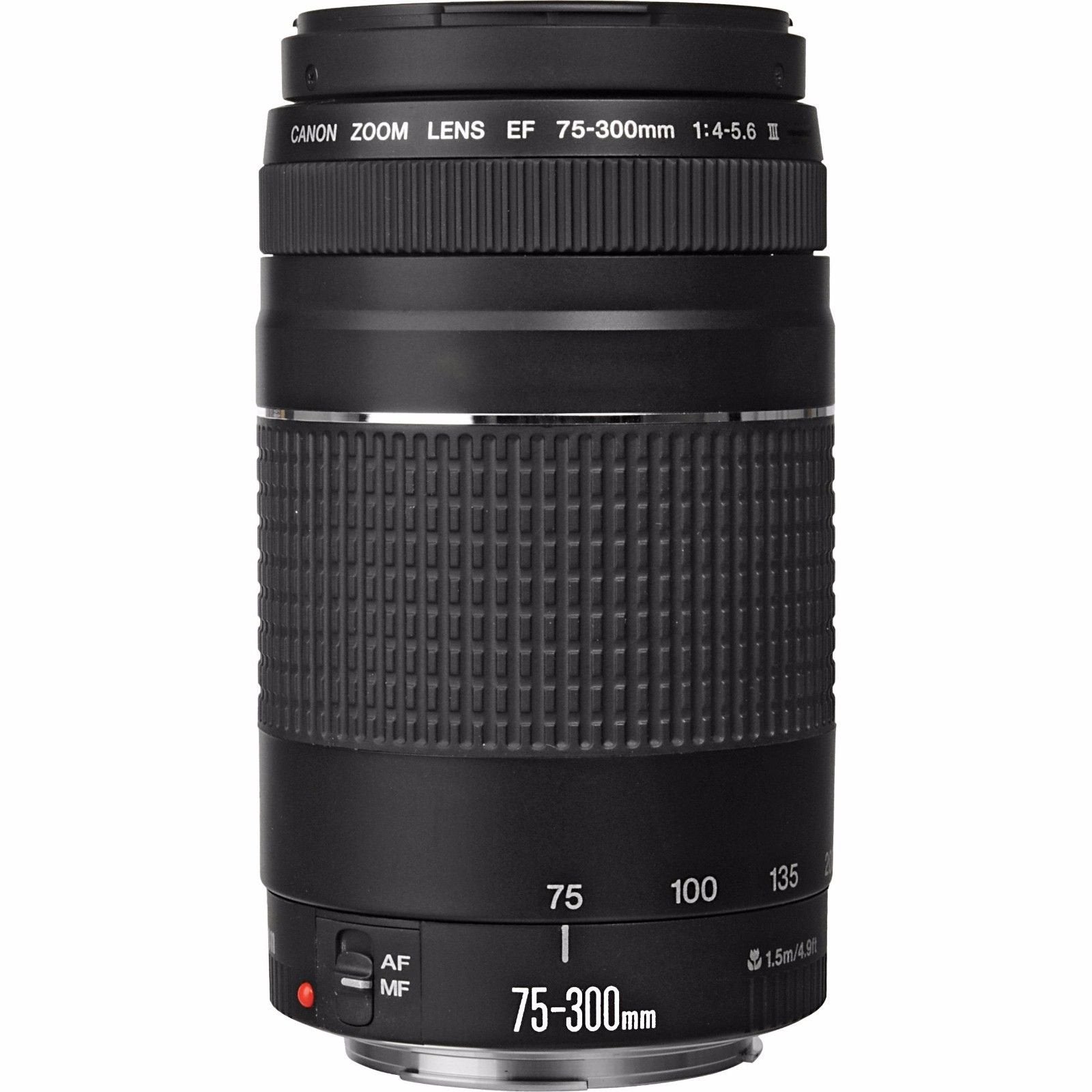 Canon EF 75-300mm f/4-5.6 III Telephoto Zoom Lens Black