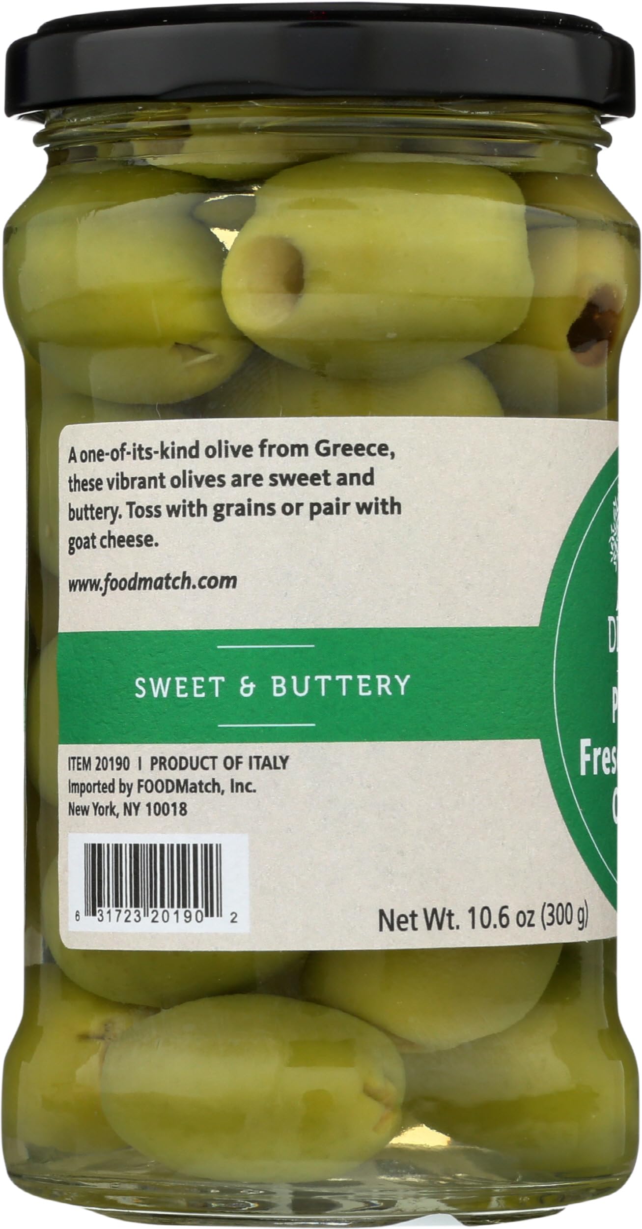 DIVINA Pitted Frescatrano Olives, 10.6 OZ