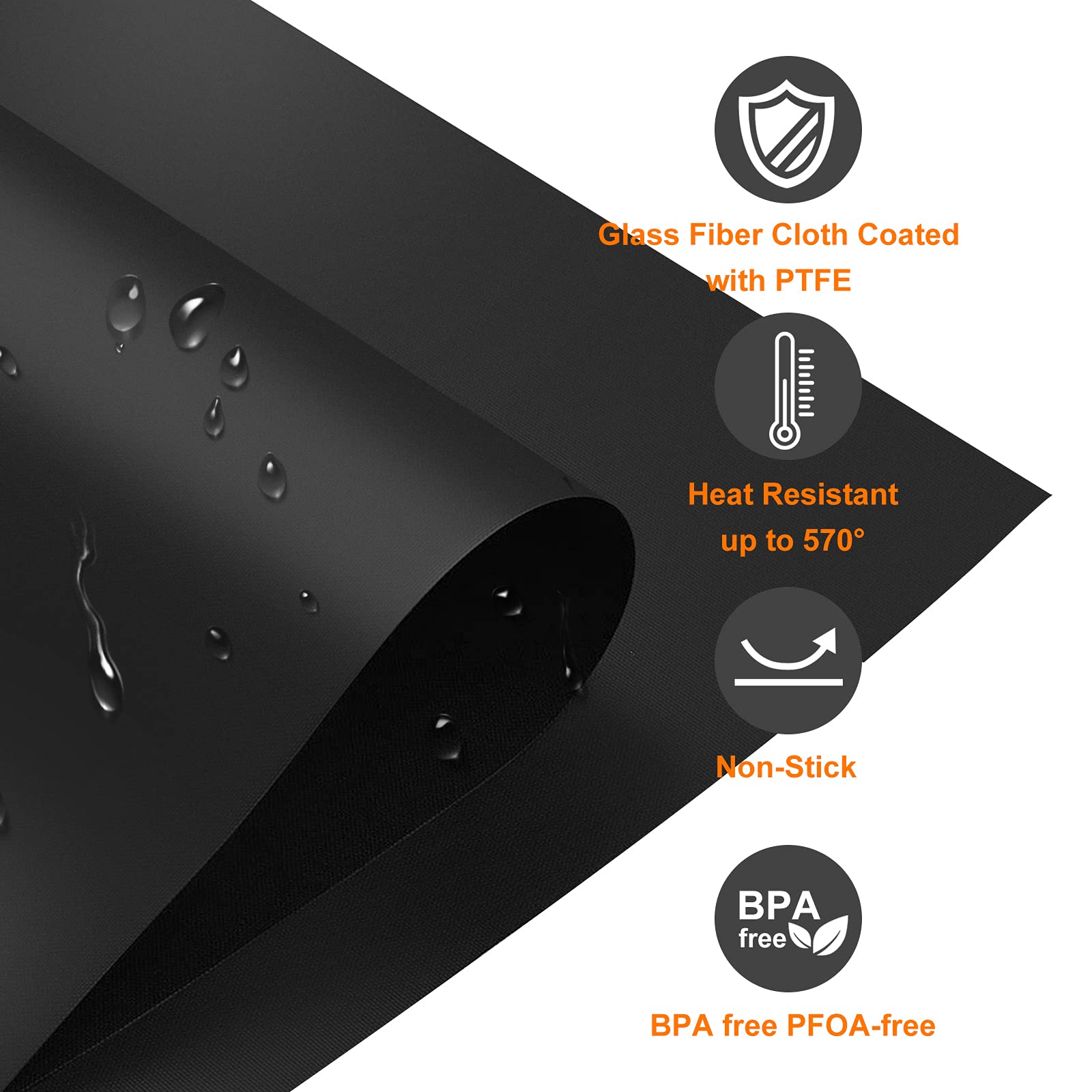 Cowbright Stove Cover, Stove Top Protectors Samsung Gas Range Reusable Gas Stove Burner Covers, Non-Stick Stove Liner Compatible Samsung Gas Stove, Washable Stove Protector Keep Stove Clean, Black