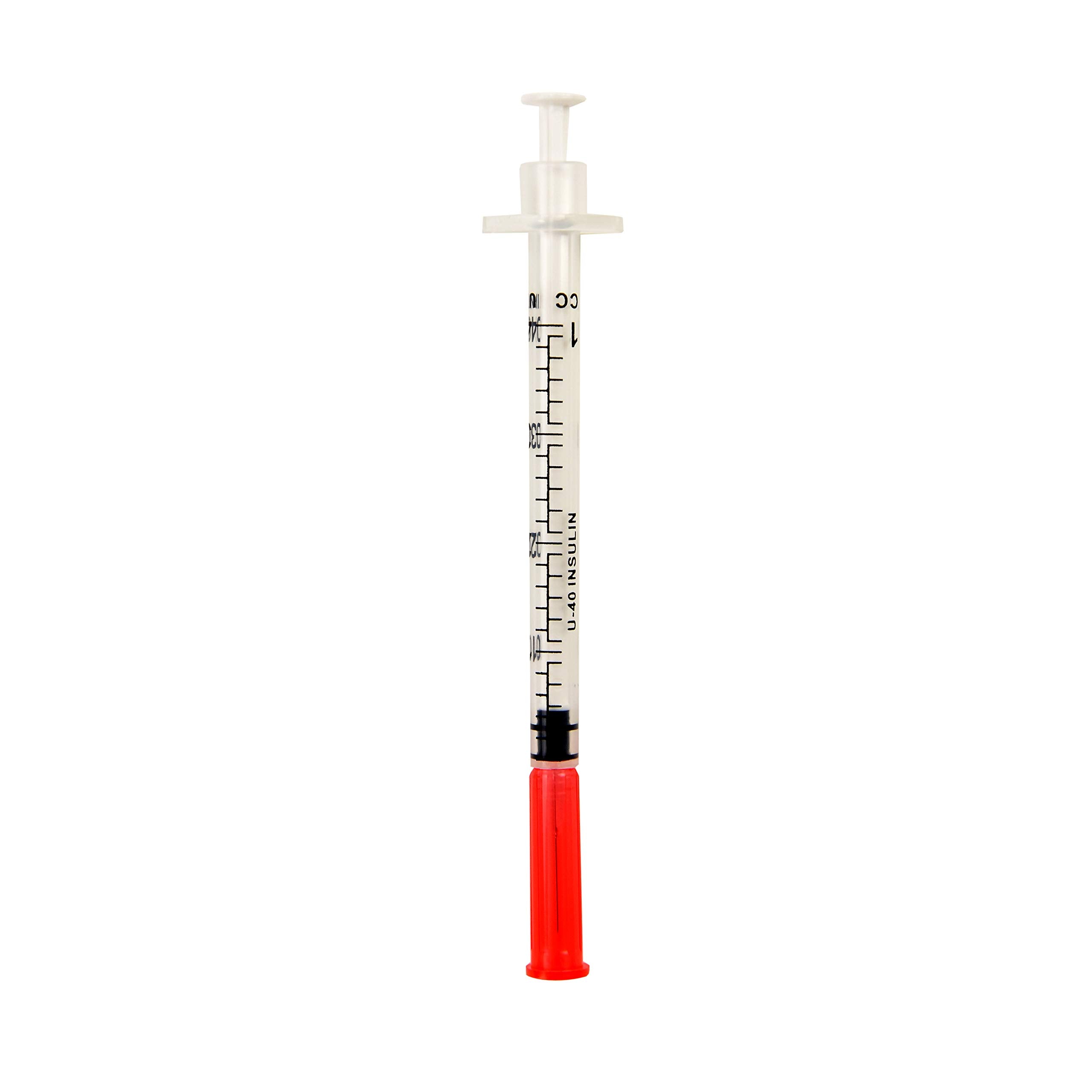 Brandzig U-40 Pet Insulin Syringes 29G 1cc 1/2" 100-Pack