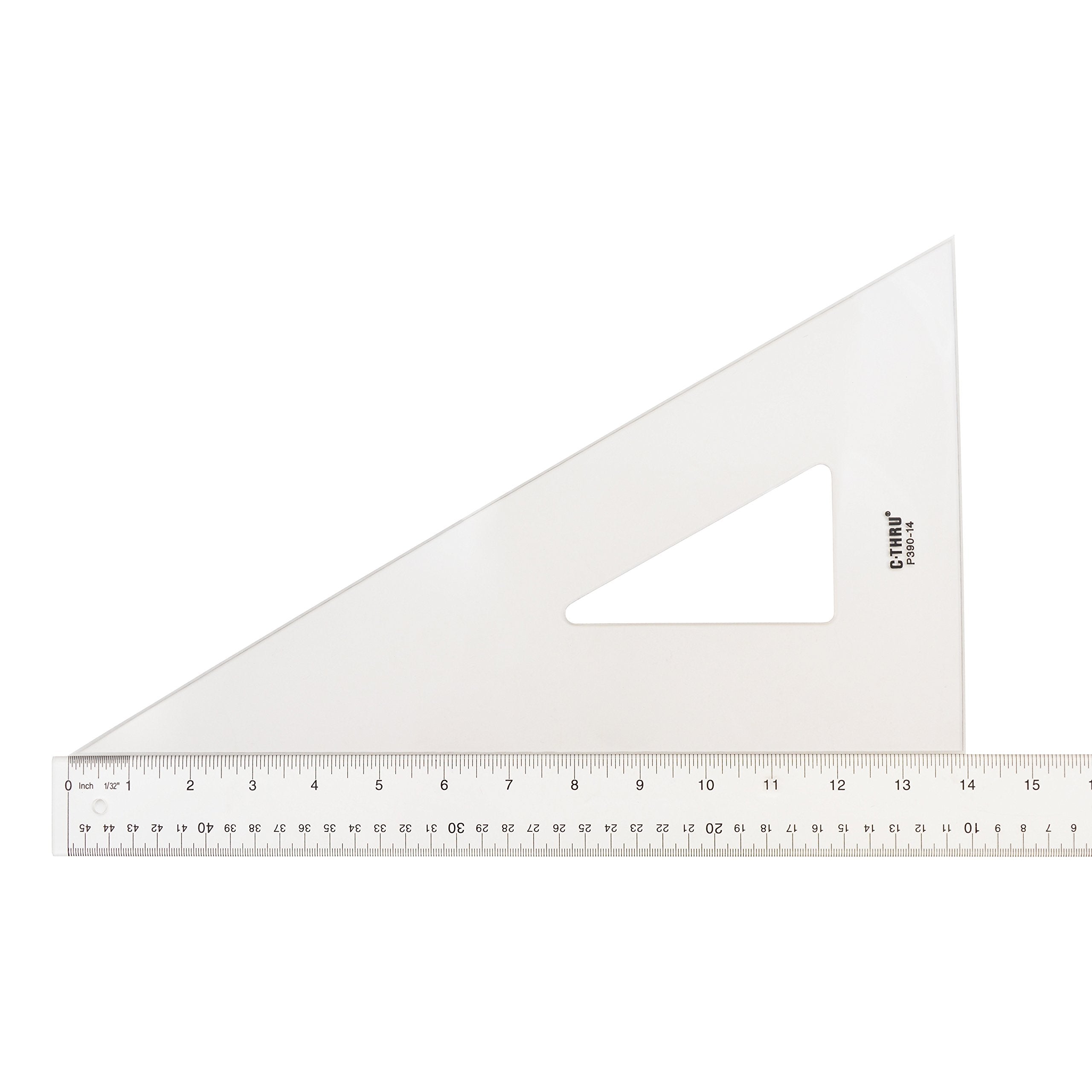 Westcott Professional Transparent Triangle Ruler (P390-14)