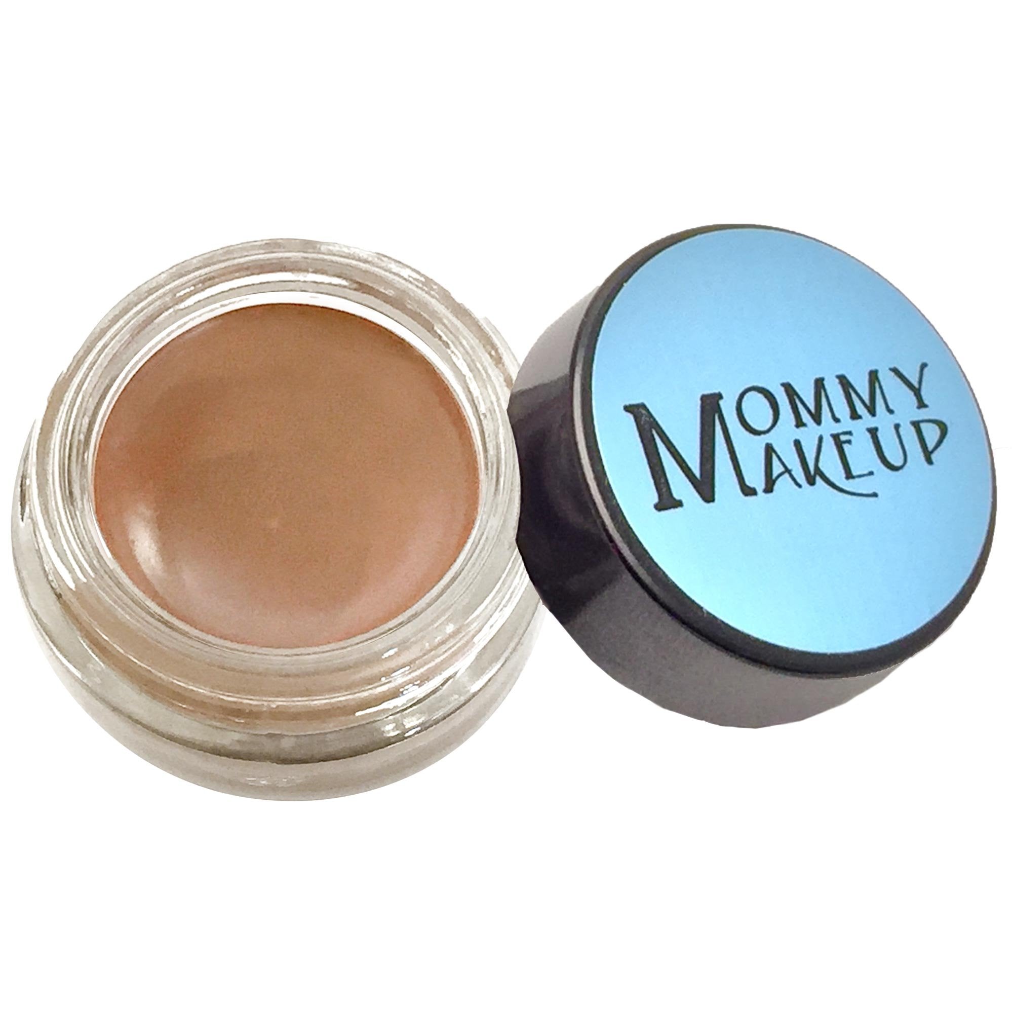 Mommy Makeup Waterproof Cream Eyeshadow | Any Wear Creme in Misty Mocha (A Matte Cool Mocha Beige) for Eyes, Cheeks & Lips | Ultimate Multi-tasking Cream to Powder Eye Shadow