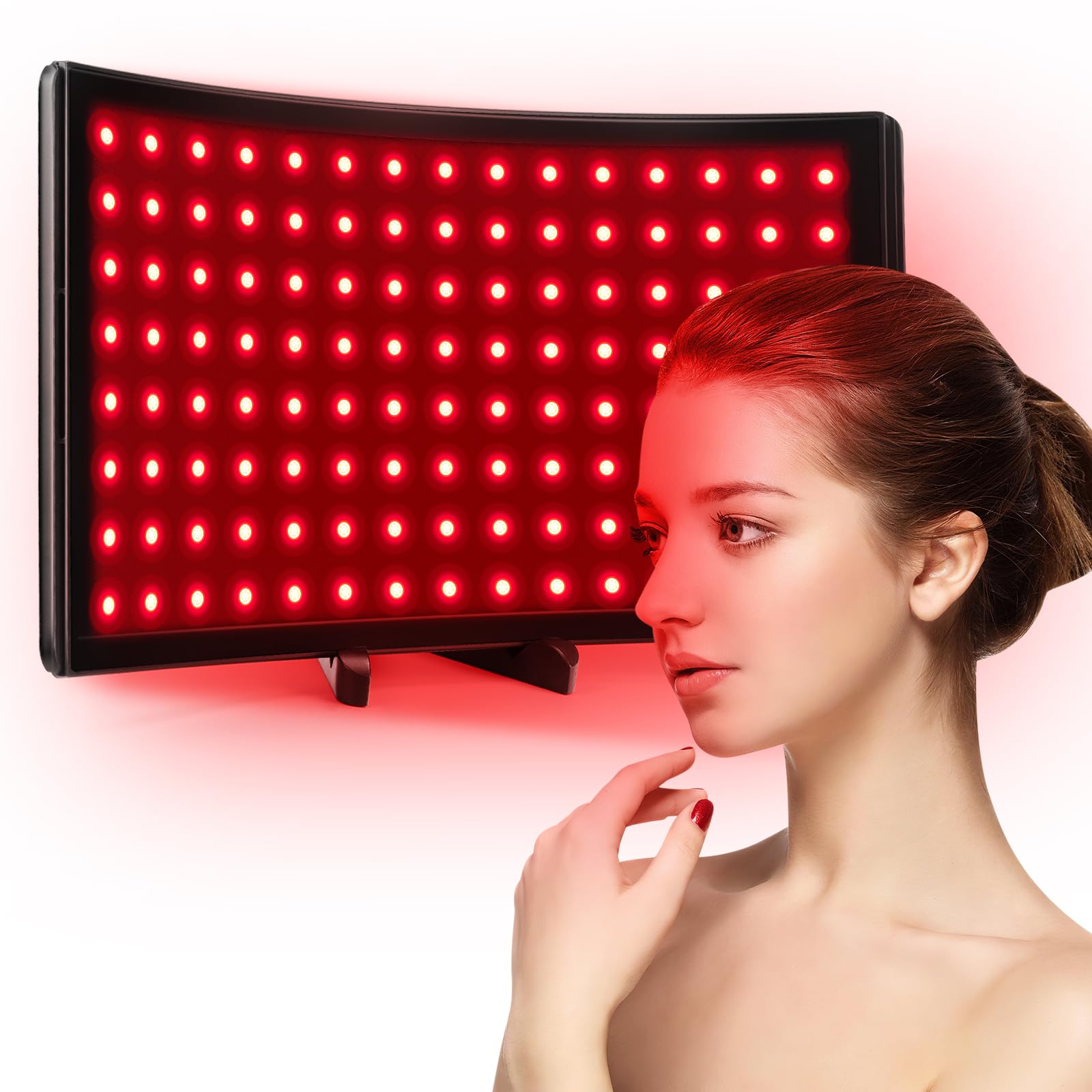 Viconor Red Light Therapy for Face,Red Light Therapy Lamp Back Relief Device,Infrared Light Therapy for Body 660nm&Near Infrared 850nm Red Light Therapy Device Skin Care at Home Muscles,Joints