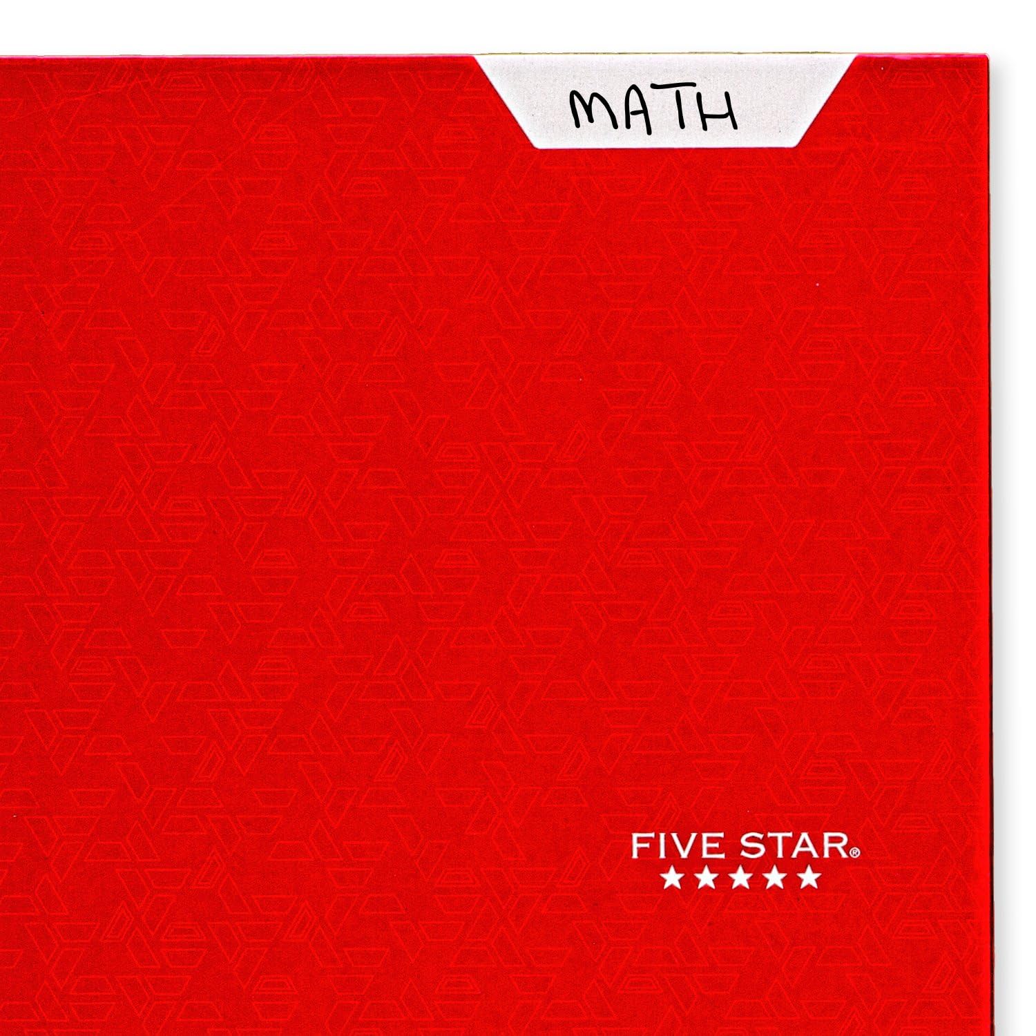 Five Star 4 Pocket Folders, 6 Pack, Paper Folders, Fits 3-Ring Binders, Holds 8-1/2" x 11" Paper, Writable Label, Tidewater Blue, Harvest Yellow, Amethyst Purple, Forest Green, Fire Red, Black (38056)