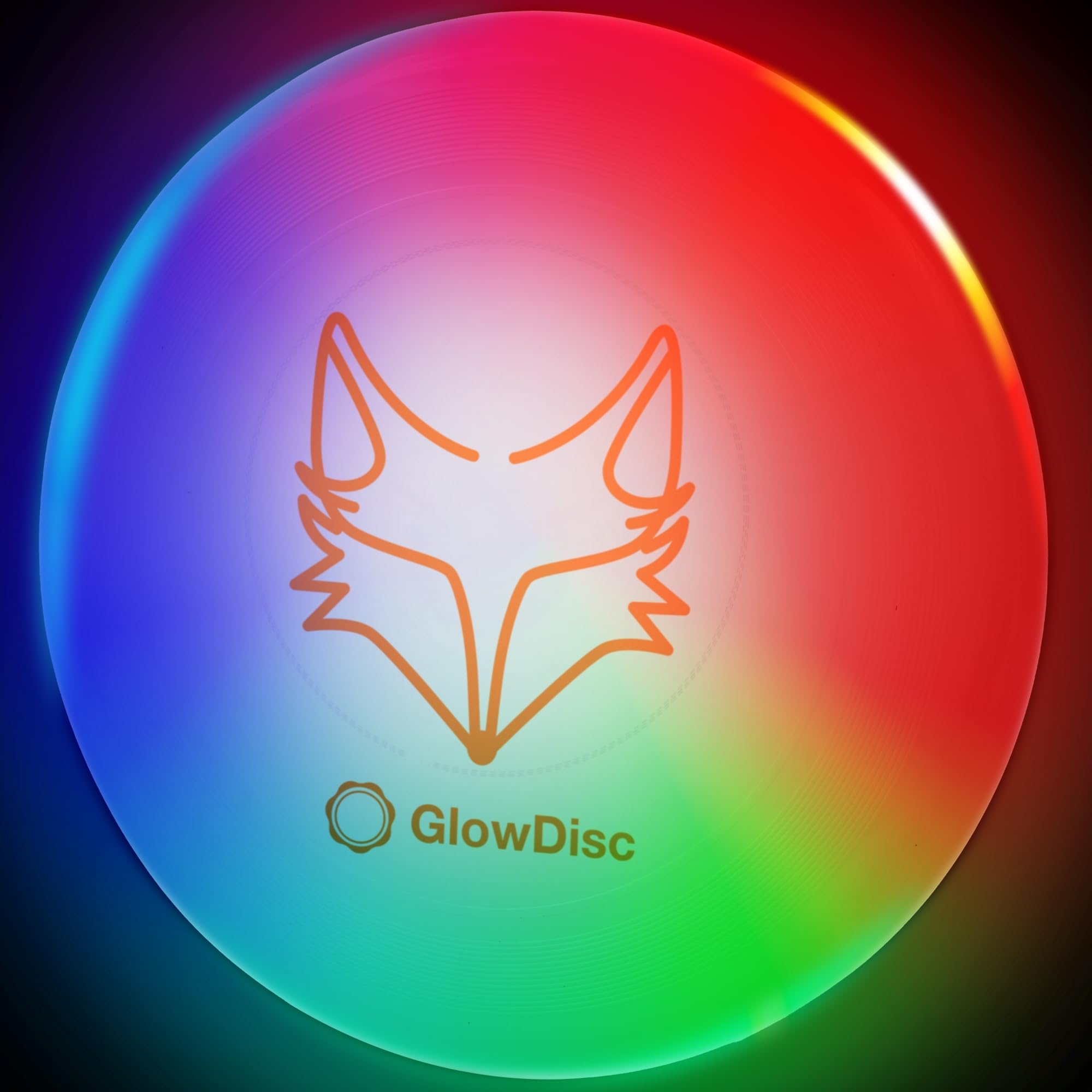 GlowDisc LED Light Up Flying Disc Frisbee, Cute Designs, Motion Activated, Waterproof, Indoor/Outdoor Gift, Lightweight, for Boys, Girls, Kids of All Ages