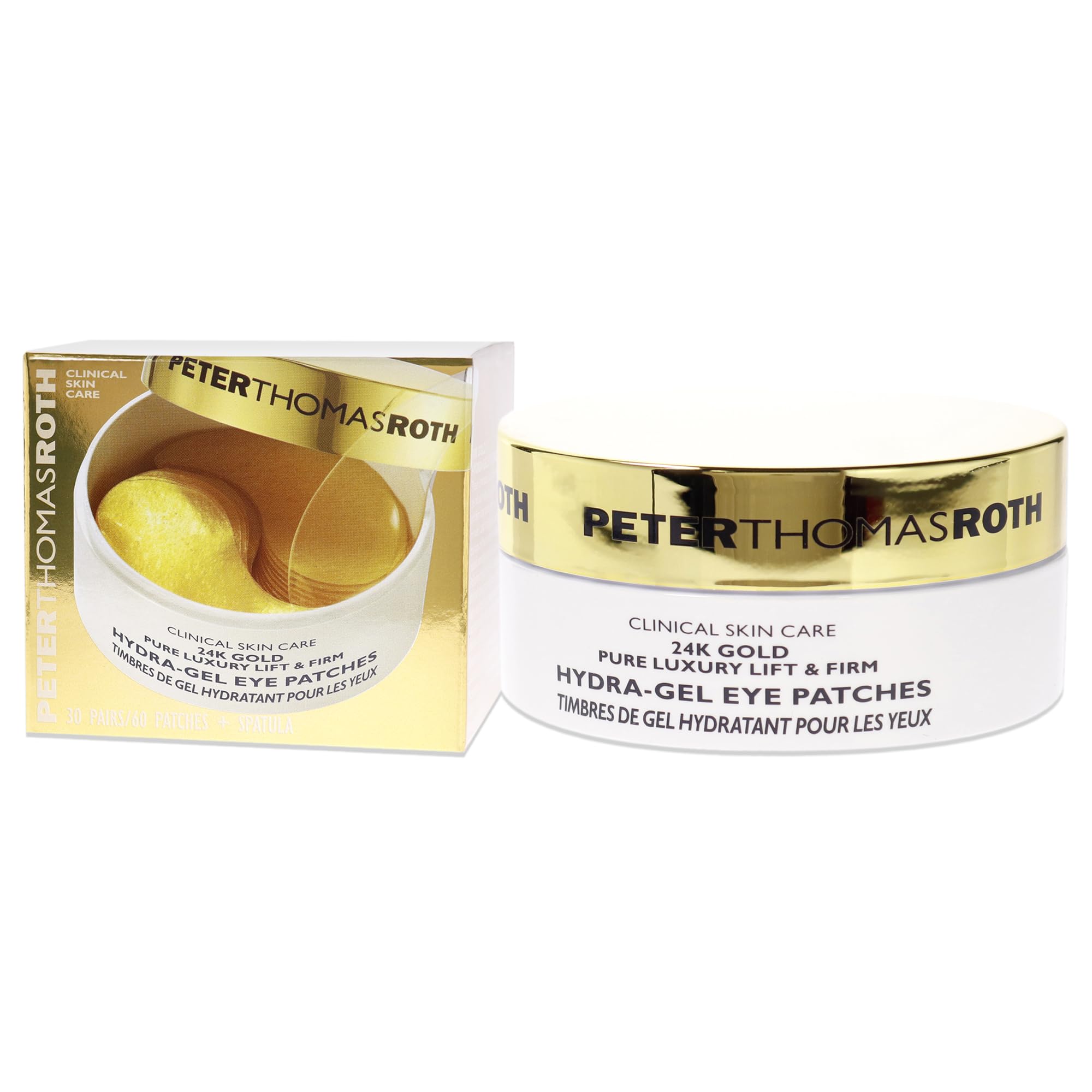 Peter Thomas Roth | 24K Gold Pure Luxury Lift & Firm Hydra-Gel Eye Patches | Anti-Aging Under-Eye Patches, Help Lift and Firm the Look of the Eye Area