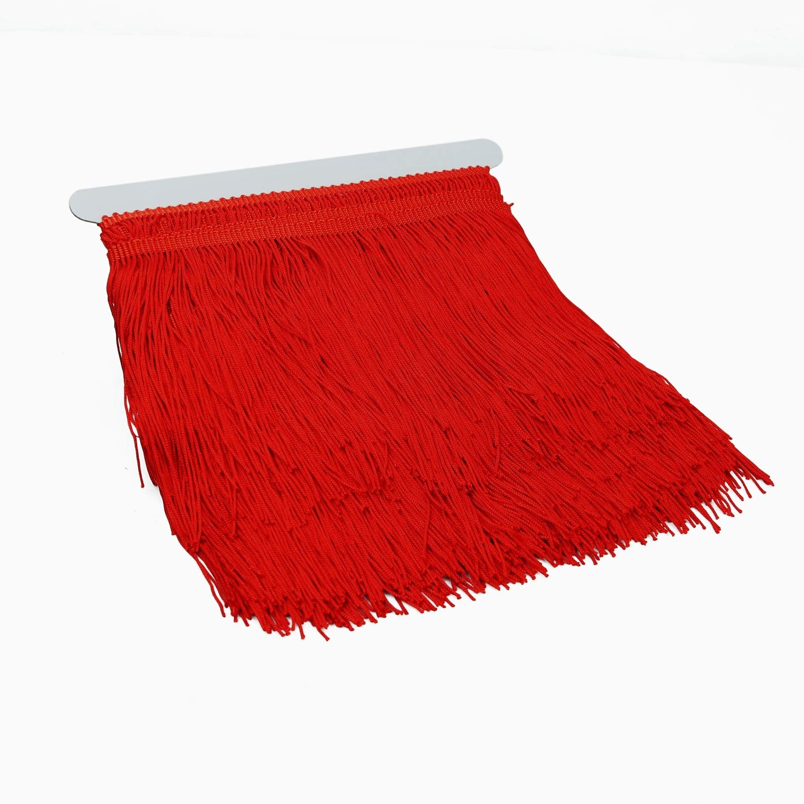 IDONGCAI Fringe Trim Lace Tassels Trim for Latin Wedding Dress Stage Clothes-lamp shade fringe-Cushion Trim Lace Fringe Ribbon (Red)