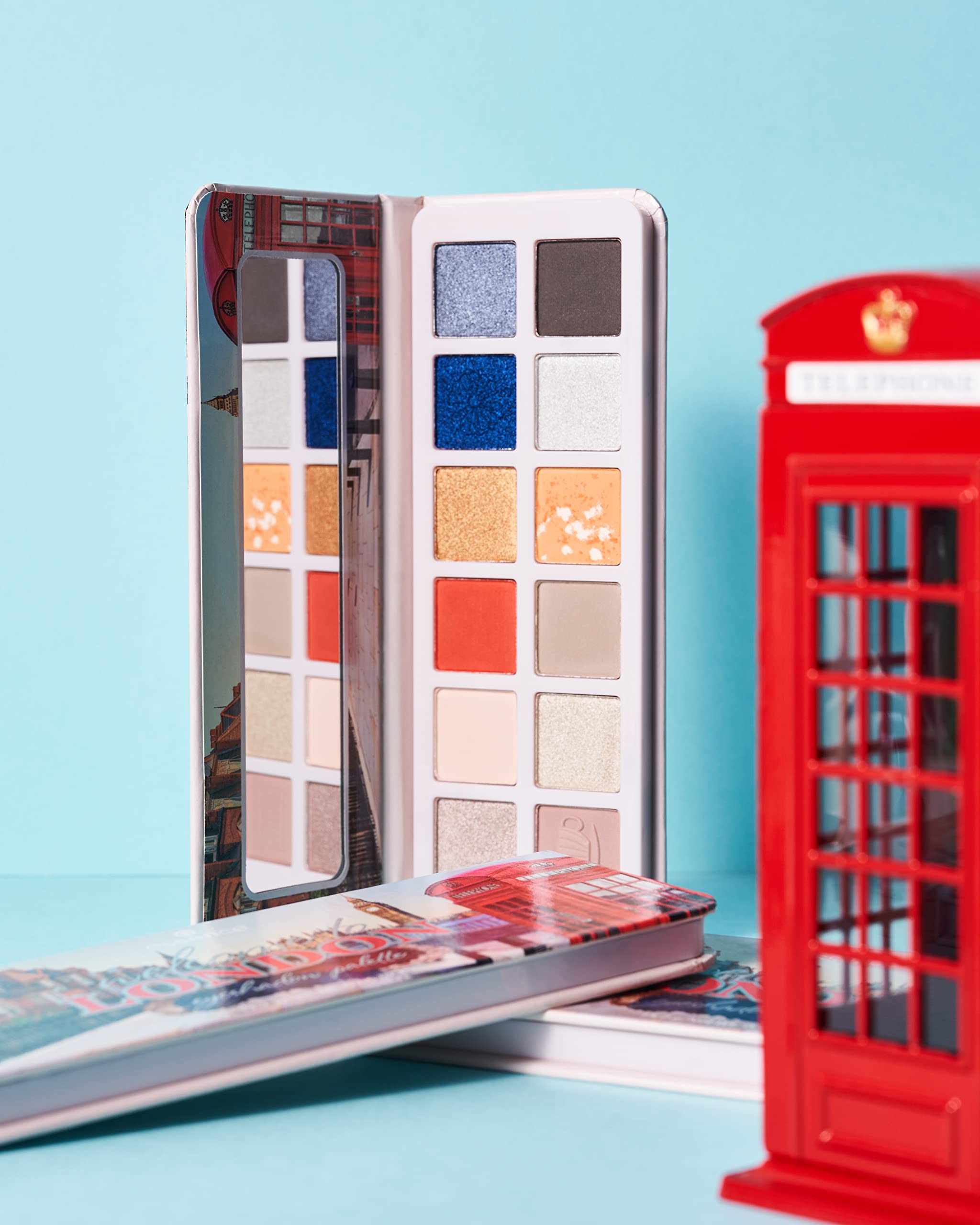 essence | Welcome to London Eyeshadow Palette | 12 Highly Pigmented, Matte & Metallic Shades | Vegan & Cruelty Free