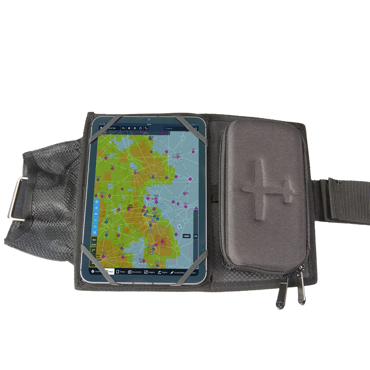 Flight Outfitters Centerline Kneeboard Compatible with iPad mini, iPad Air, iPad Pro for Professional Pilots, General Aviation, Large
