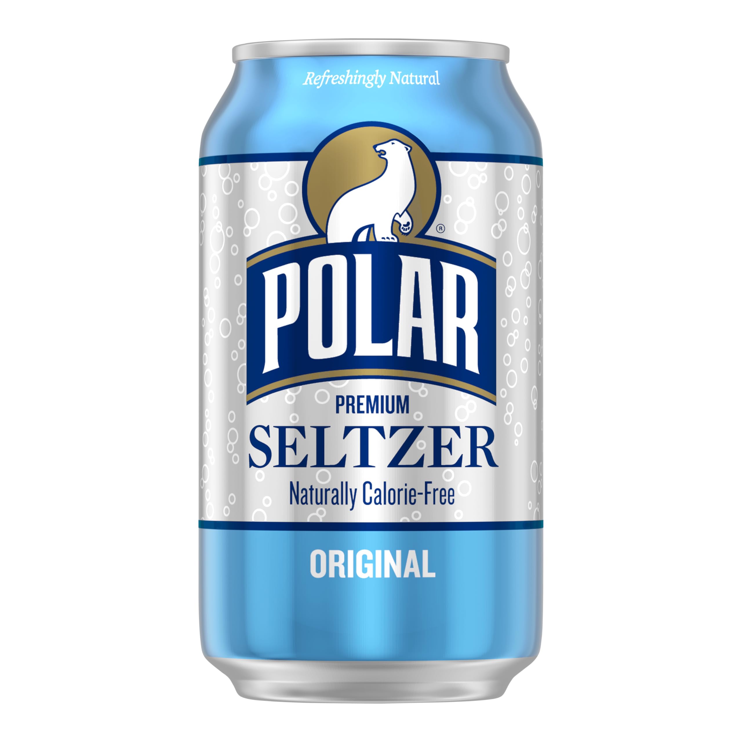 Polar Seltzer Water Original, 12 fl oz cans, 8pk