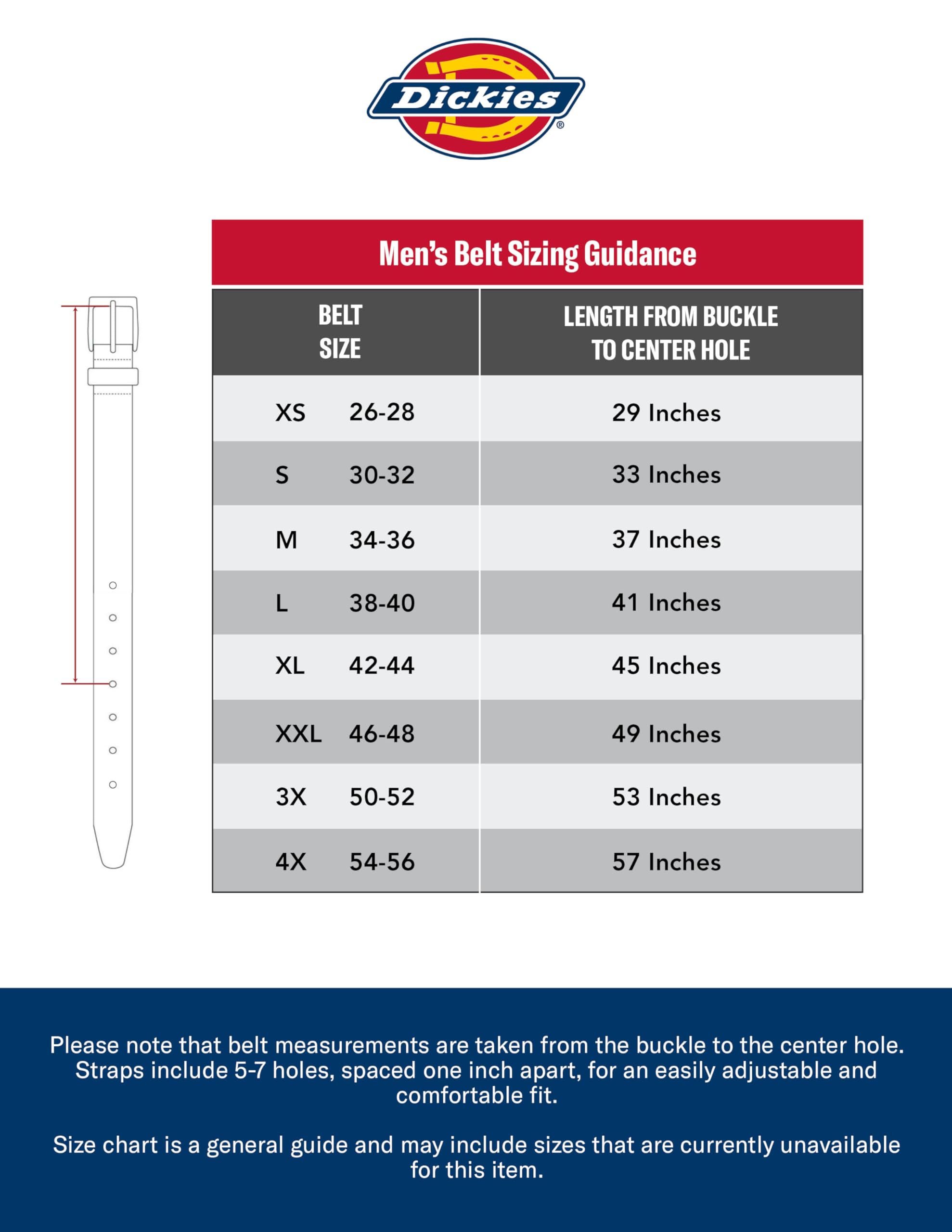 Dickies Men's Reversible Belt, Black/Brown, Medium (34-36)