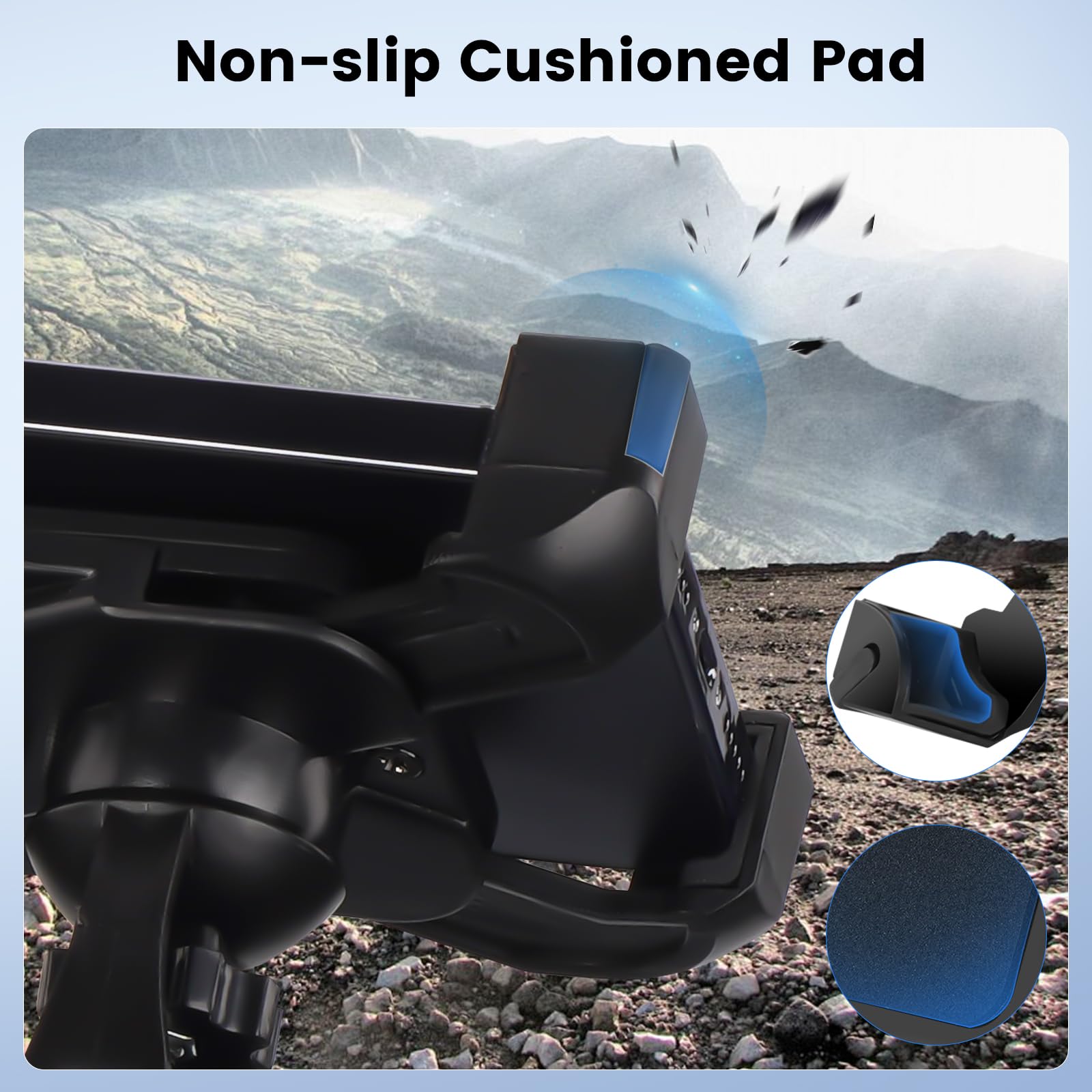 Eldryvon Bike Phone Holder - Motorcycle Phone Mount, Handlebar & Scooter Accessories, Compatible with 3.5"-7" Smartphones - Bike Cell Phone Holder for Bicycle, Ebike, and Stroller Usea