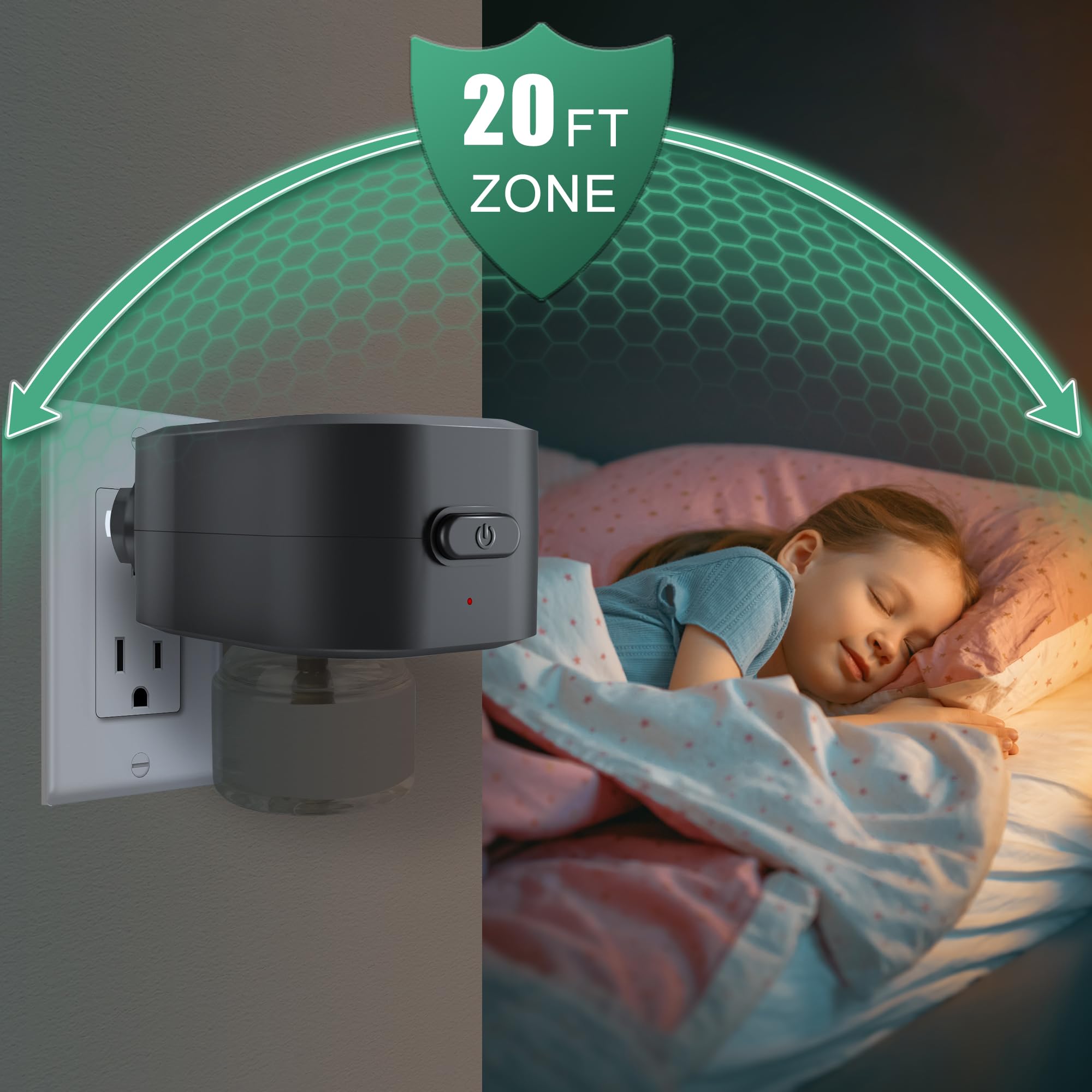 Simashts Mosquito Repellent, Mosquito Repeller Indoor Plug in Use for Home, Bedroom