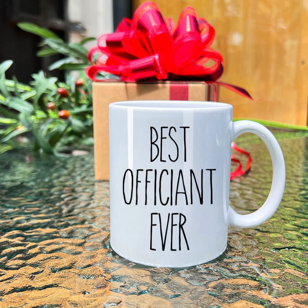 Dnuiyses Wedding Officiant Mug, Funny Wedding Registry Mug, Best Officiant Ever Gifts from Couple, Bride Groom Thank You Mug, Wedding Officiant Gift, Officiant Gifts for Wedding Day, Wedding Mug