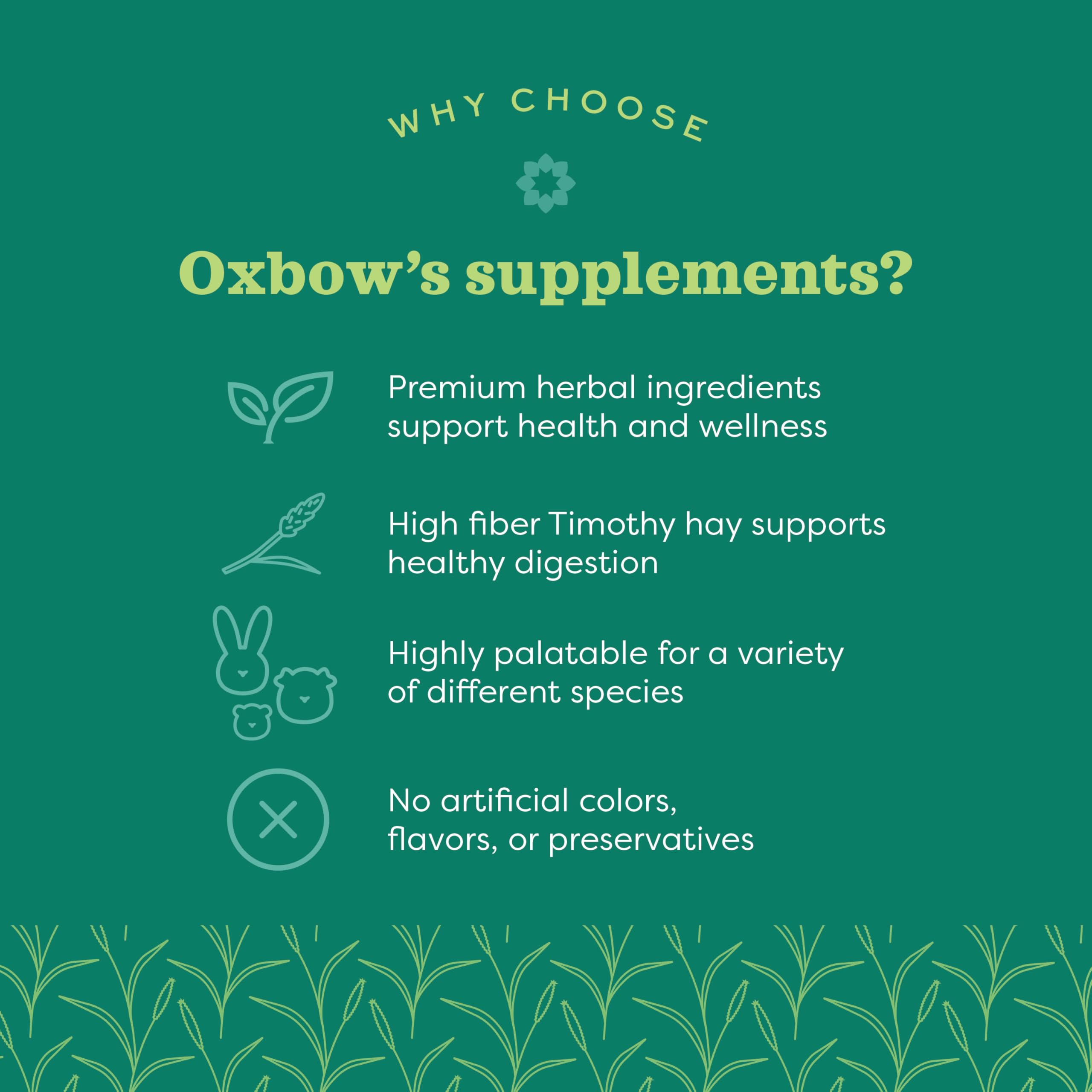 Oxbow Natural Science Skin & Coat Supplement - High Fiber, Palm Oil, Omega 3 and 6 Fatty Acids for Small Animals, 4.2 oz.