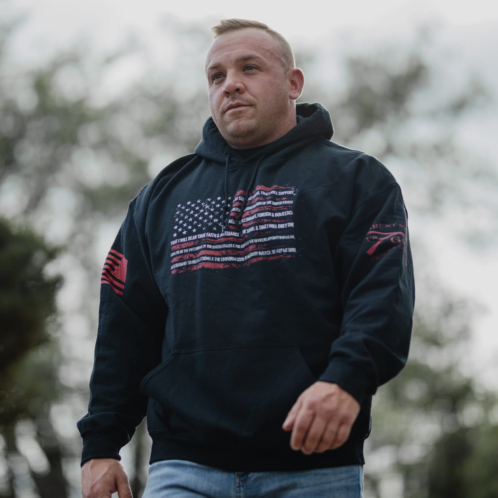 Grunt Style The Oath Hoodie (Black, Large)