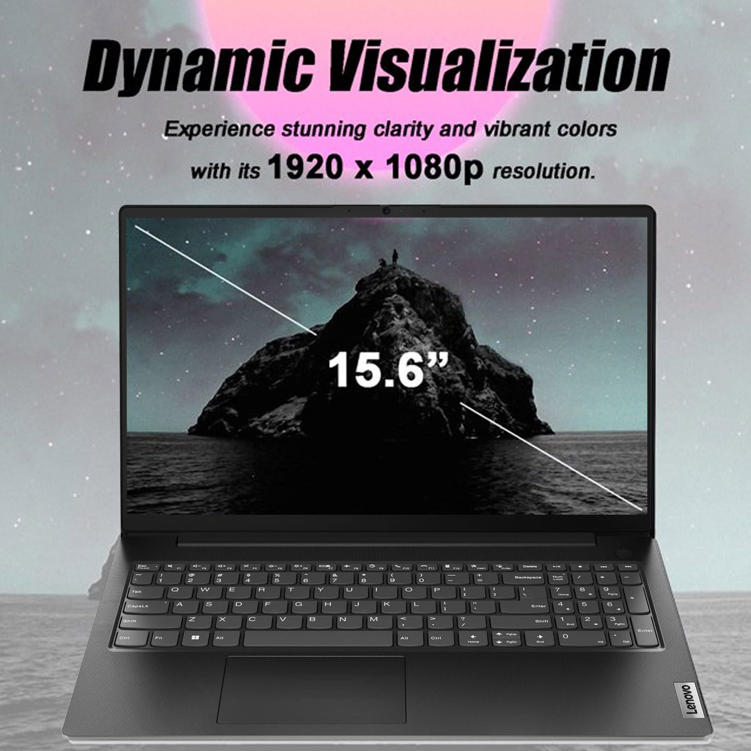 Lenovo V15 Gen 4 Business Laptop, 15.6" FHD Display, Intel Core i5-13420H (Beat i7-1355U), HDMI, RJ45, Webcam, Numeric Keypad, Wi-Fi, Windows 11 Pro, Black (16GB RAM | 512GB SSD)