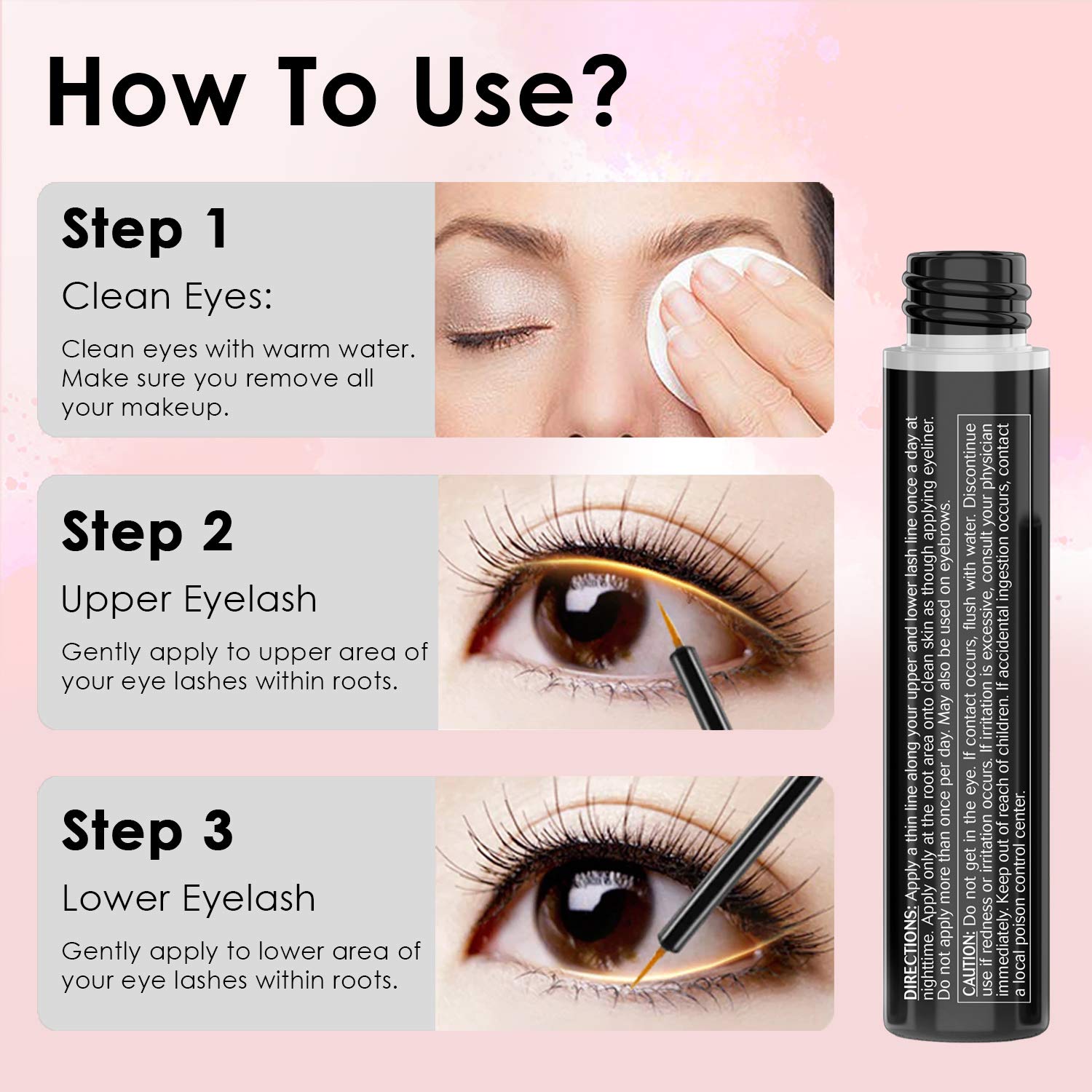 Lavish Lash Pro by Pronexa Hairgenics. Professional Strength Eyelash & Eyebrow Growth Serum. Over 20 Active Growth Promoting Ingredients for the Longest, Fullest Lashes & Brows. 5mL, 6 Month Supply.