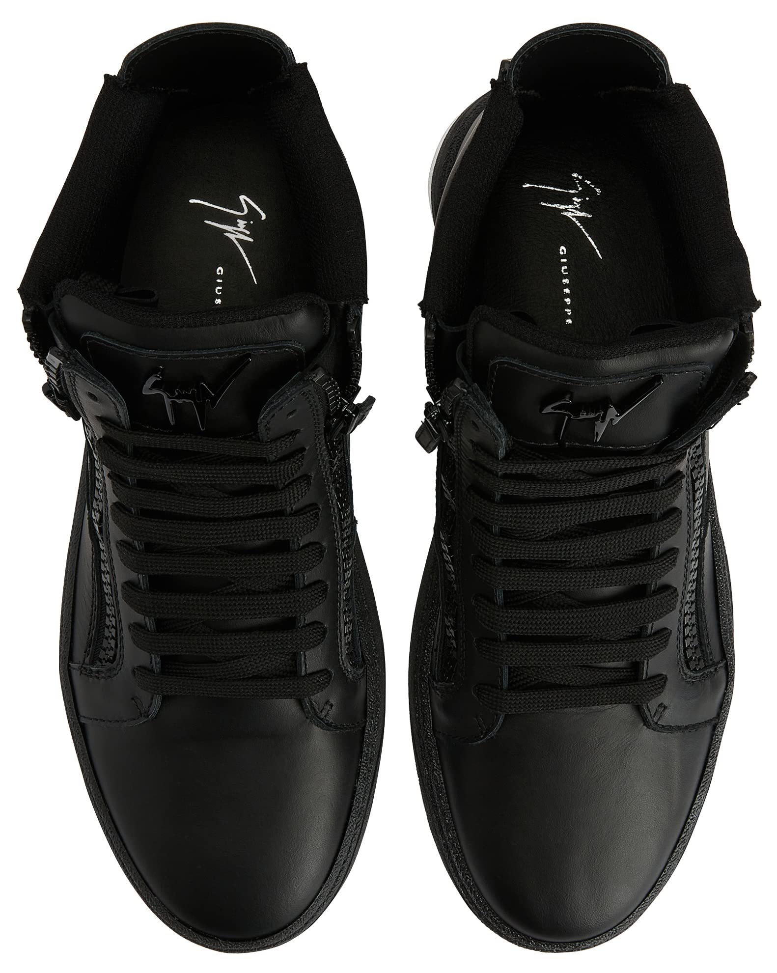 Giuseppe Zanotti, Gz94 Low-Top Sneakers Leather, 11, Black