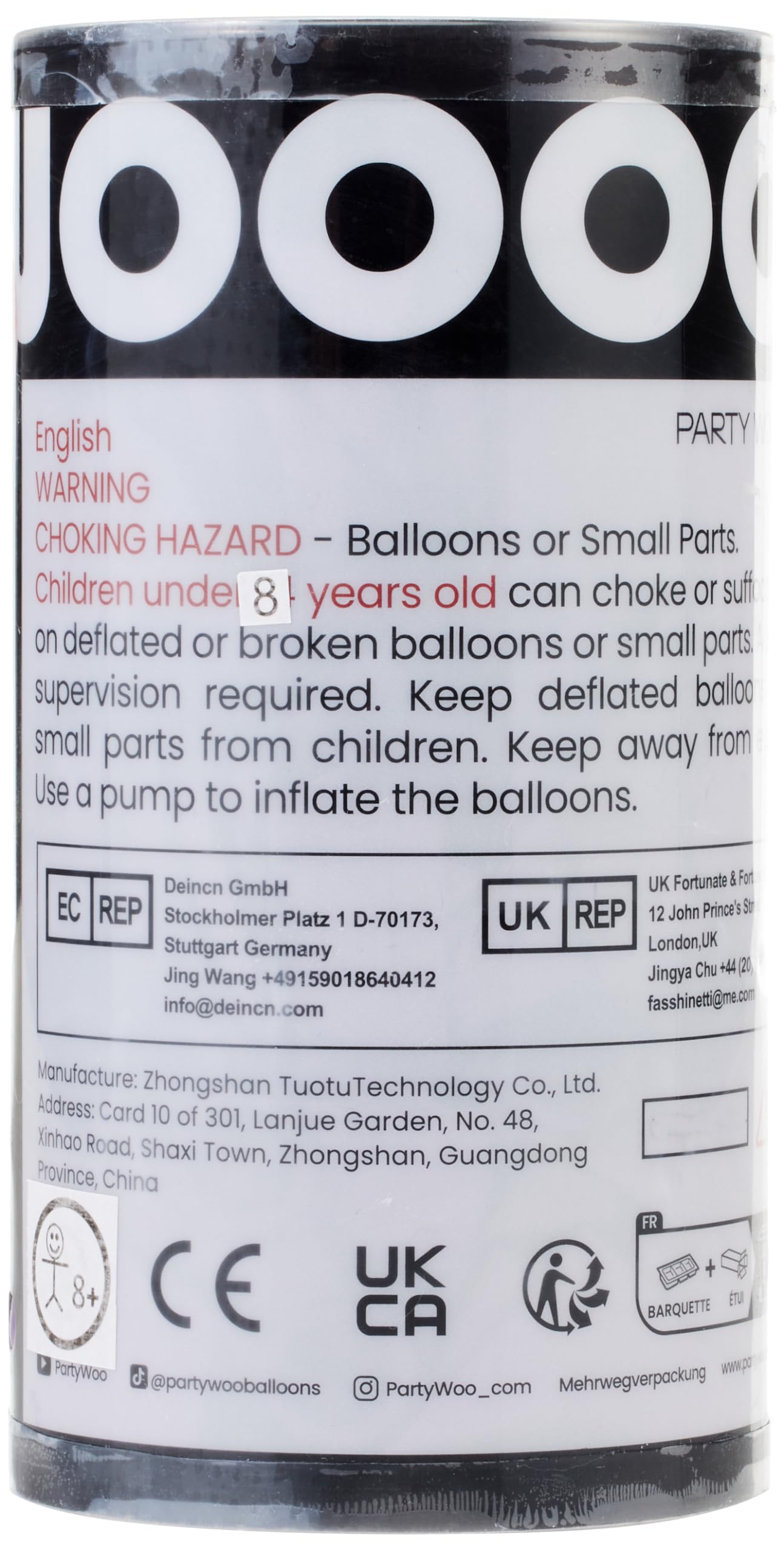 PartyWoo Metallic Purple Balloons, 100 pcs Purple Metallic Balloons Different Sizes Pack of 36 Inch 18 Inch 12 Inch 10 Inch 5 Inch Chrome Purple Balloons for Birthday Party Decorations, Purple-G105