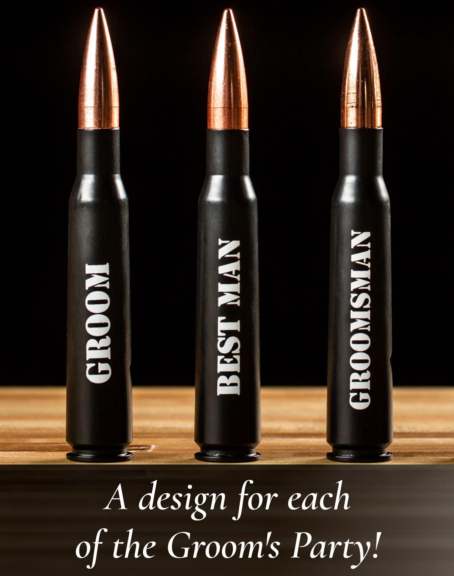 Groom Gifts for Wedding - Engraved ‘GROOM' 50 Cal Bottle Opener I Wedding Gift for Groom I Groom Gifts from Bride I Groom To Be