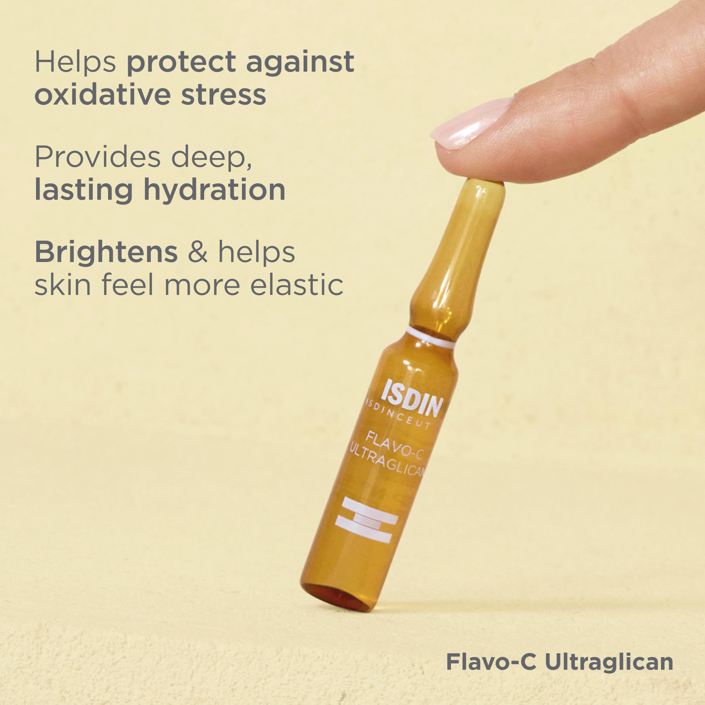 Serum Ampoules Flavo-C Ultraglican, Vitamin C and Hyaluronic Acid