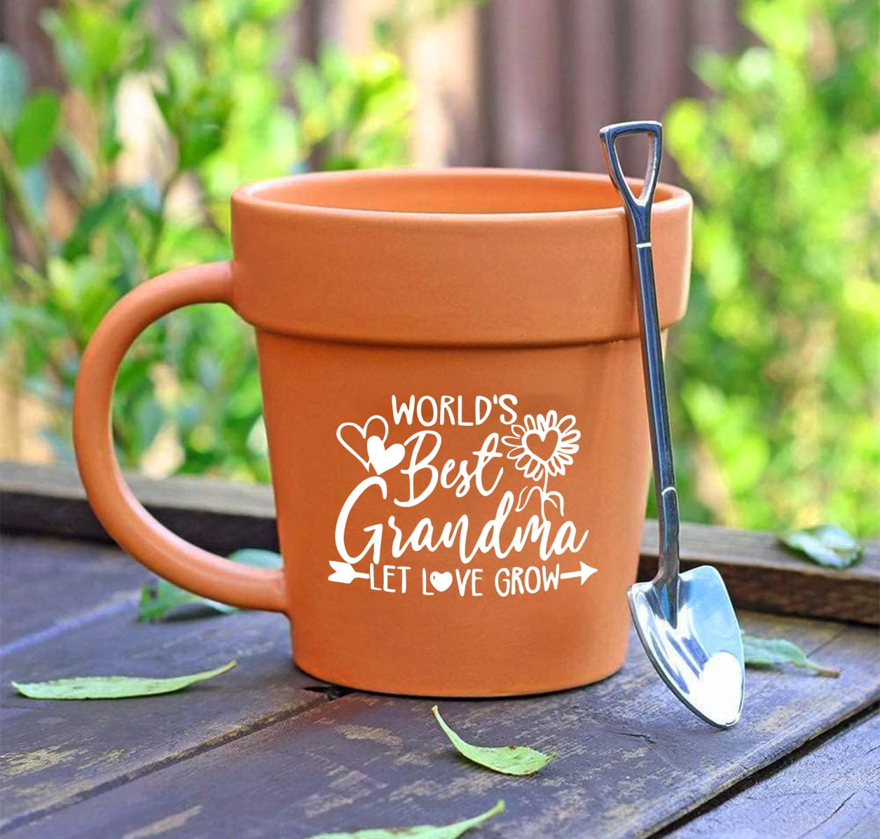 Funny Mug (Grandma) HandMade Gardening Gifts for Grandma Unique - Grandma Gifts from Granddaughter - Grandma Birthday Gifts - Great Grandma Gifts from Grandson and Grandkids