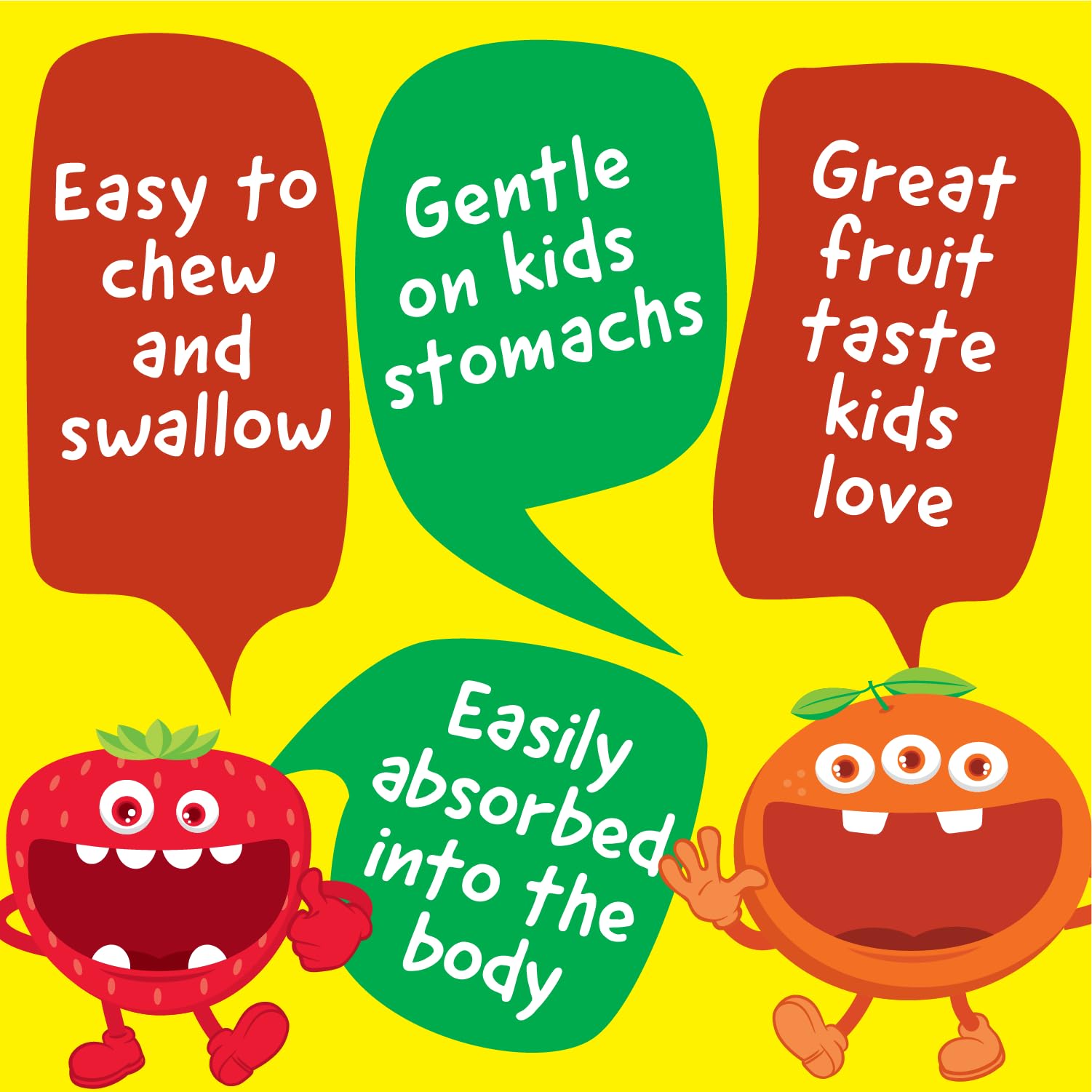 VitaWorks Kids Iron 10mg with Vitamin C 50mg Chewable Tablets - Tasty Natural Flavored - Vegan, Vegetarian, GMO-Free, Nut Free - Dietary Iron Supplement - Blood Formation for Children - 120 Chewables
