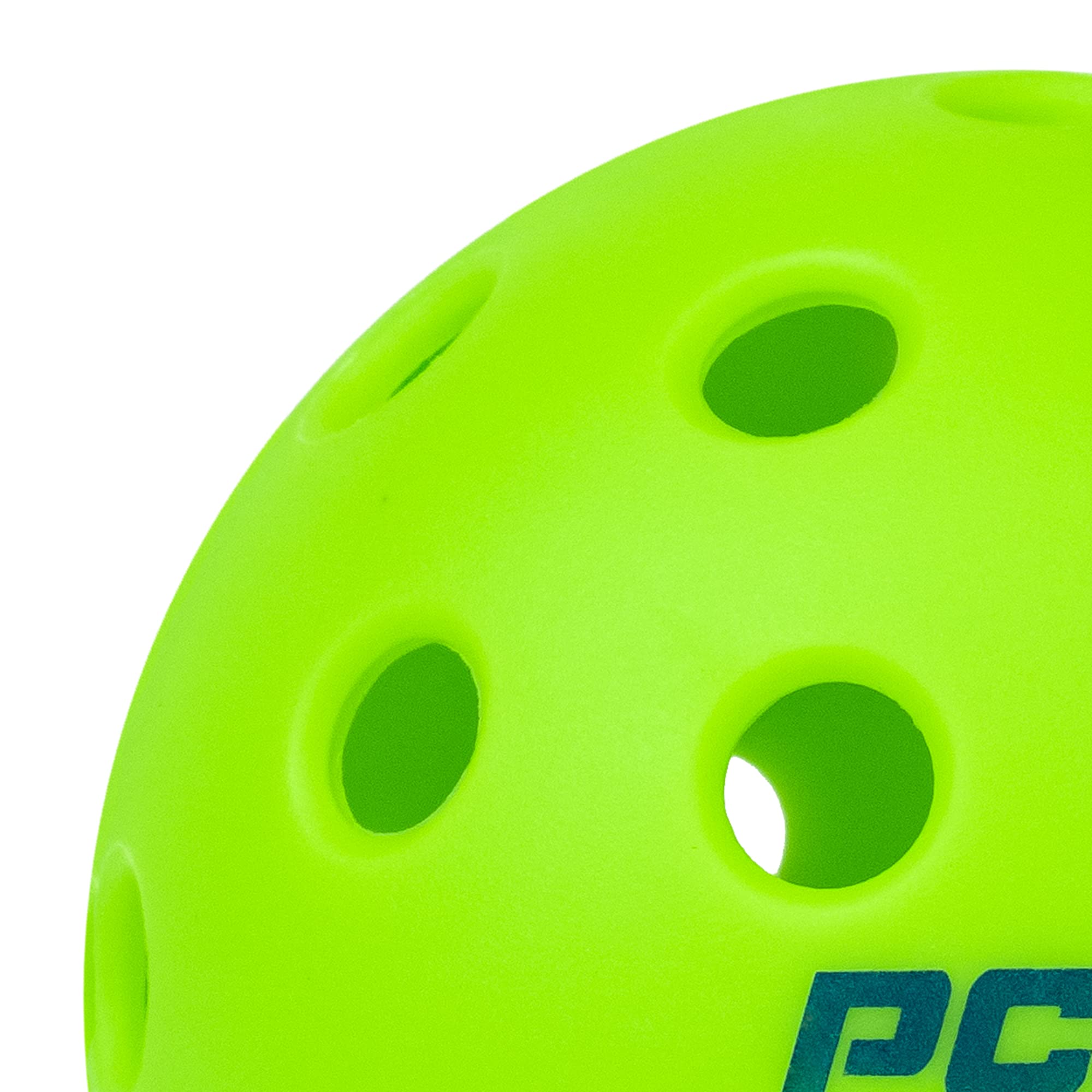 PCKL Optic Speed Pickleball Balls | Indoor & Outdoor | 4 Pack of Balls | Built to USAPA Specifications (Outdoor Neon Green)