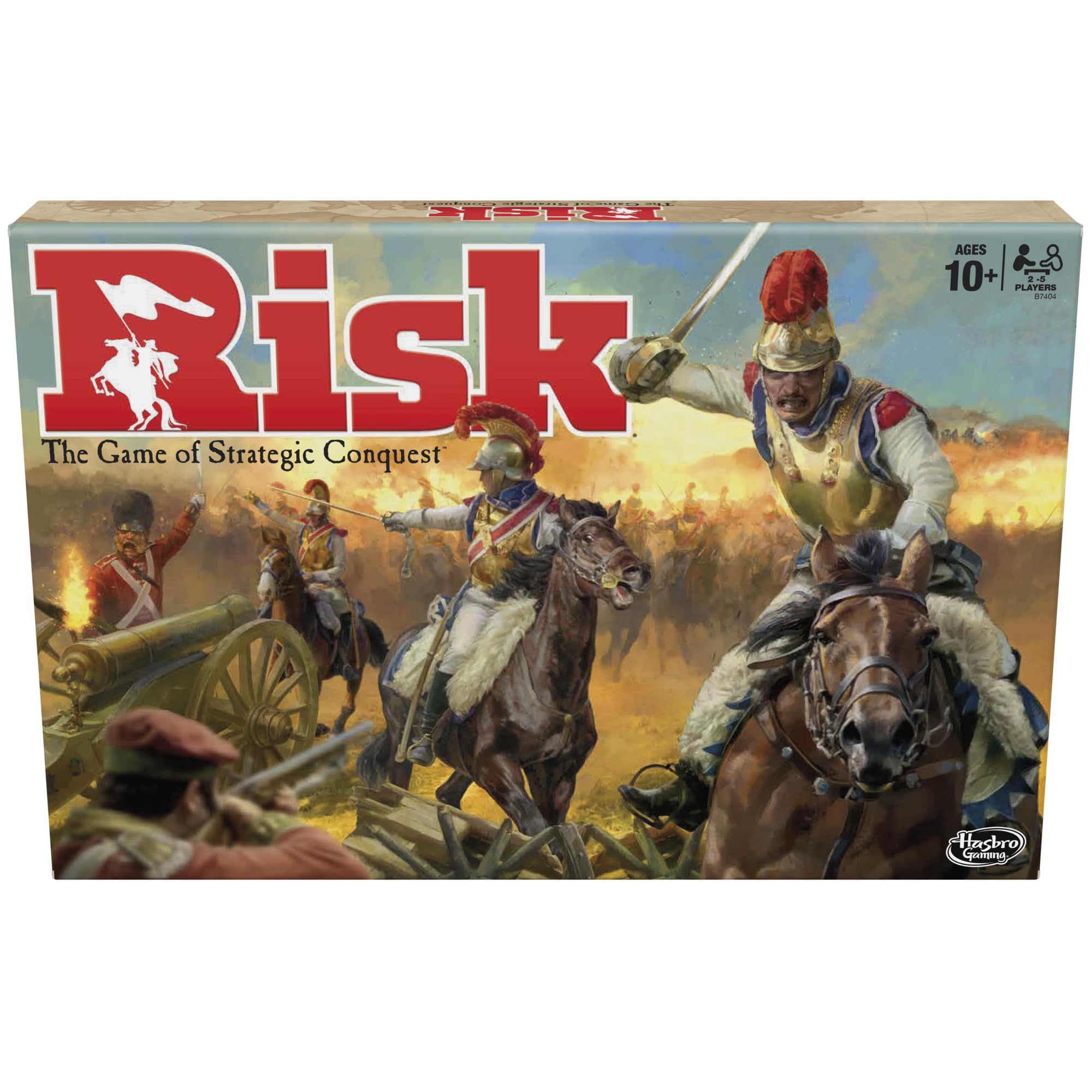 Risk Board Game, Strategy Games for 2-5 Players, Strategy Board Games for Teens, Adults, and Family, War Games, Ages 10 and Up