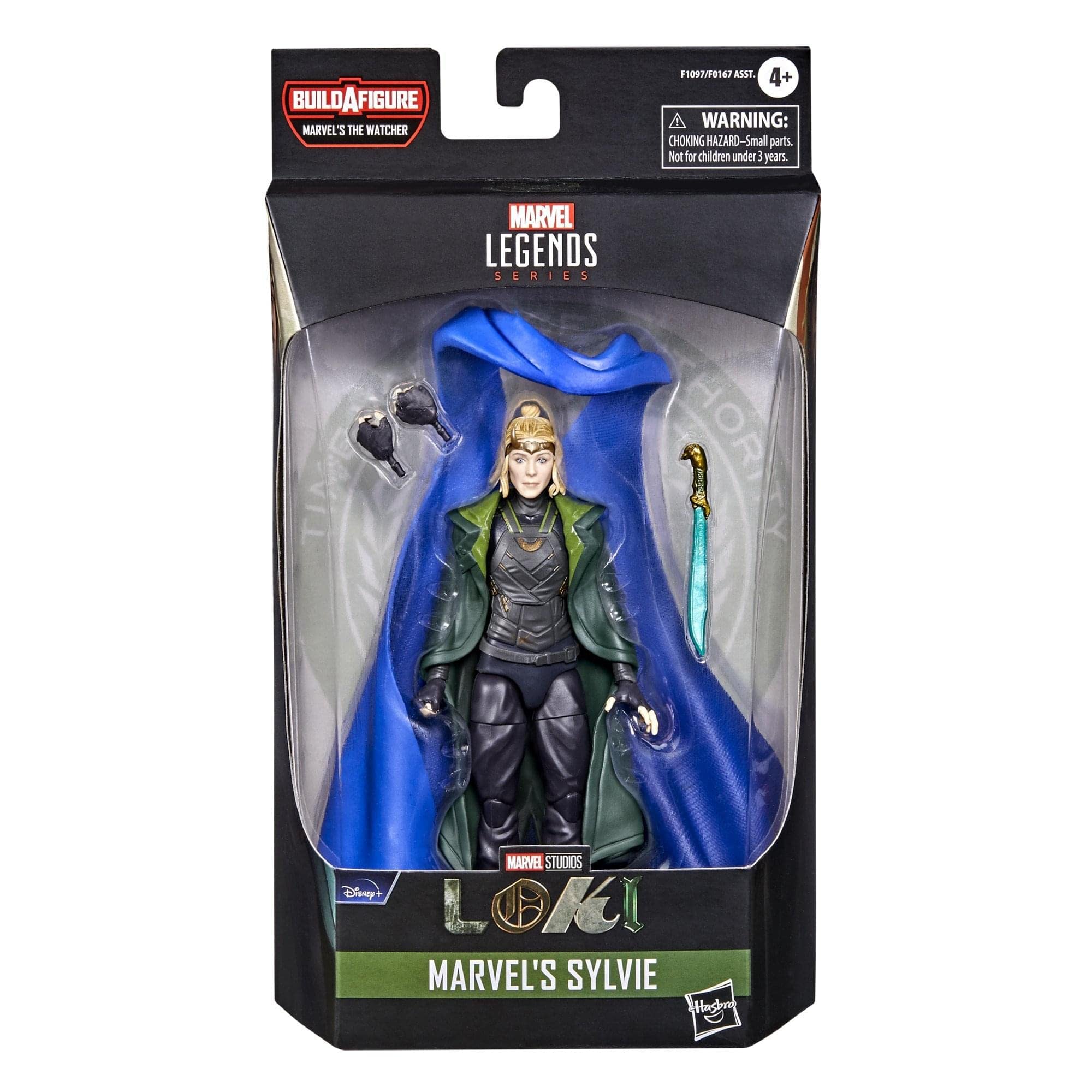 Marvel Legends Series 6-inch Scale Action Figure Toy Marvel’s Sylvie, Premium Design, 1 Figure, 3 Accessories, and 1 Build-a-Figure Part